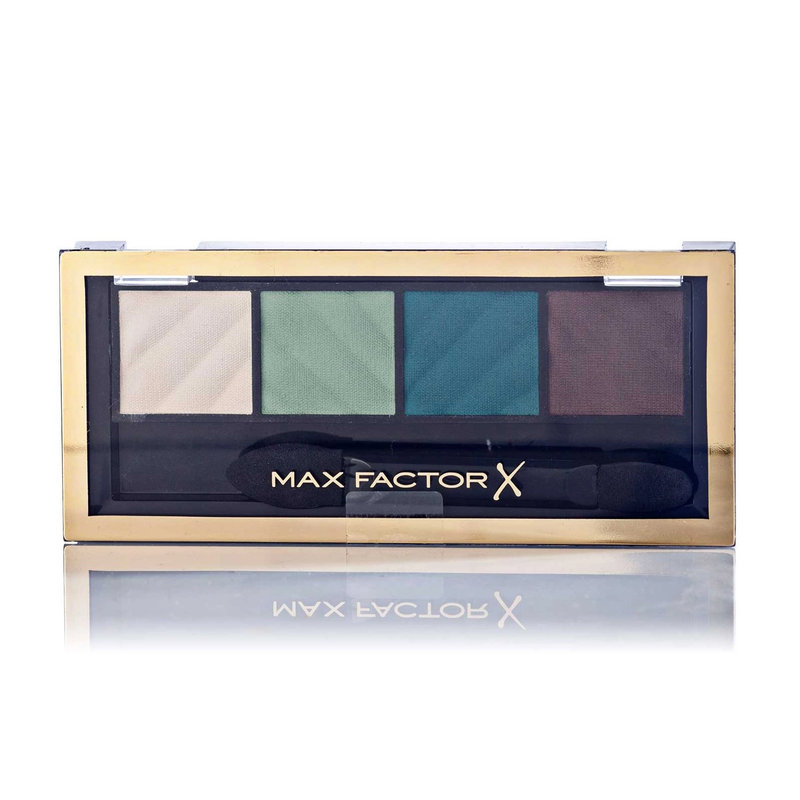 Max Factor Тіні для повік і брів матові Smokey Eye Matte Drama Kit 2в1 тон 40 Hypnotic Jade, 1.8 г - фото N1