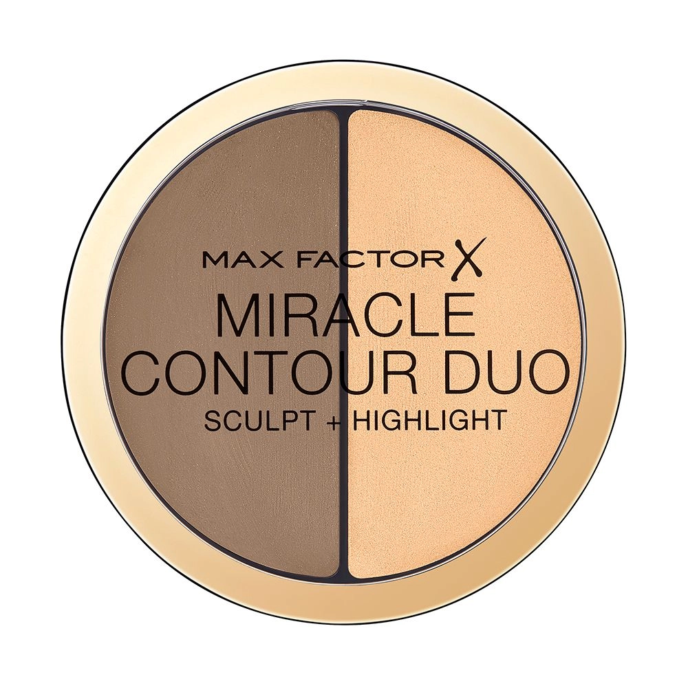 Max Factor Палитра для скульптурирования лица Miracle Glow Duo Light / Medium 11 г - фото N1