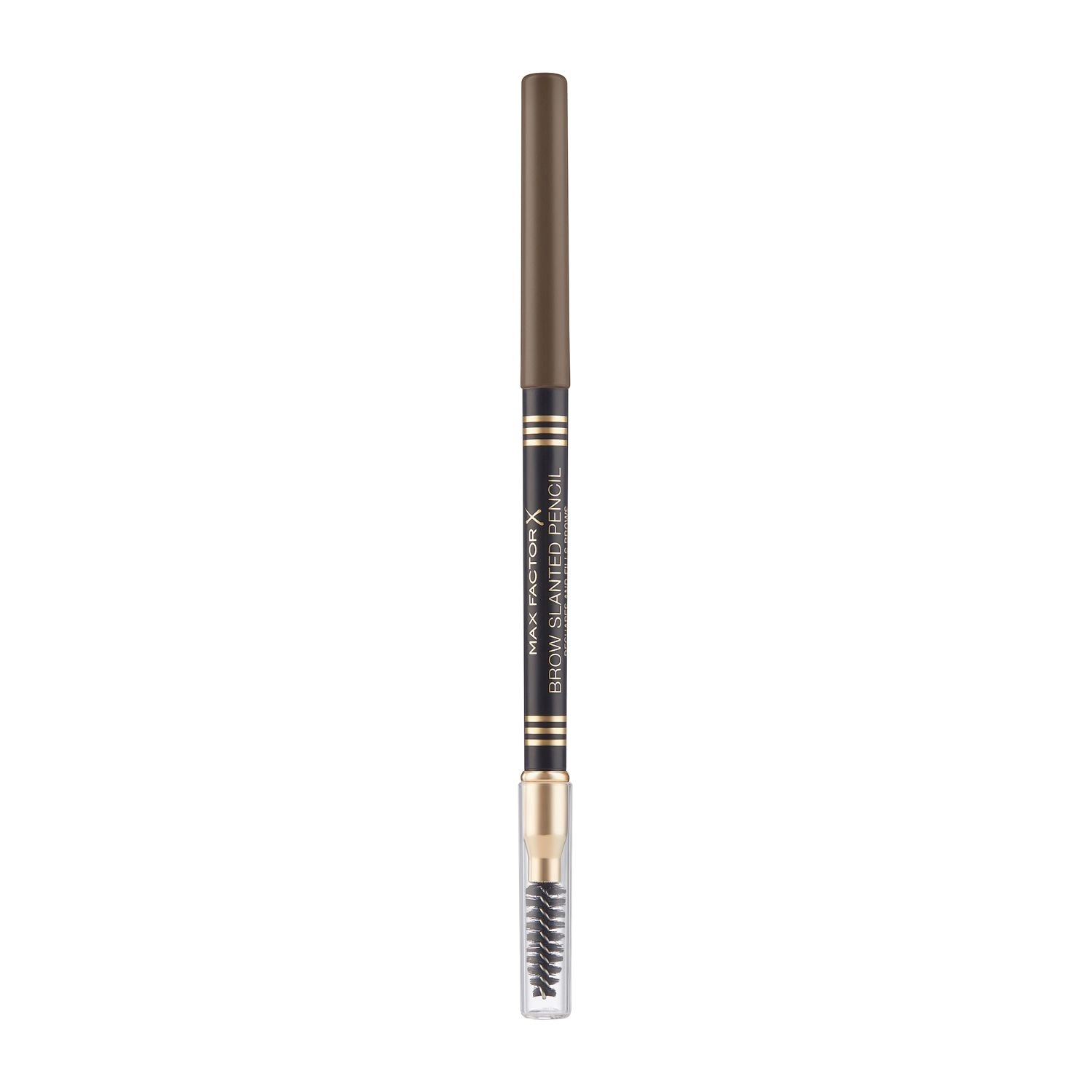 Max Factor Карандаш для бровей автоматический со щеткой Brow Slanted Pencil 03 Dark Brown 6.4 г - фото N1