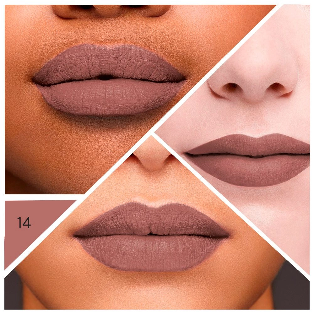 Bourjois Жидкая матовая помада для губ Rouge Velvet Ink Liquid Lipstick 14 Utaupie, 3.5 мл - фото N5