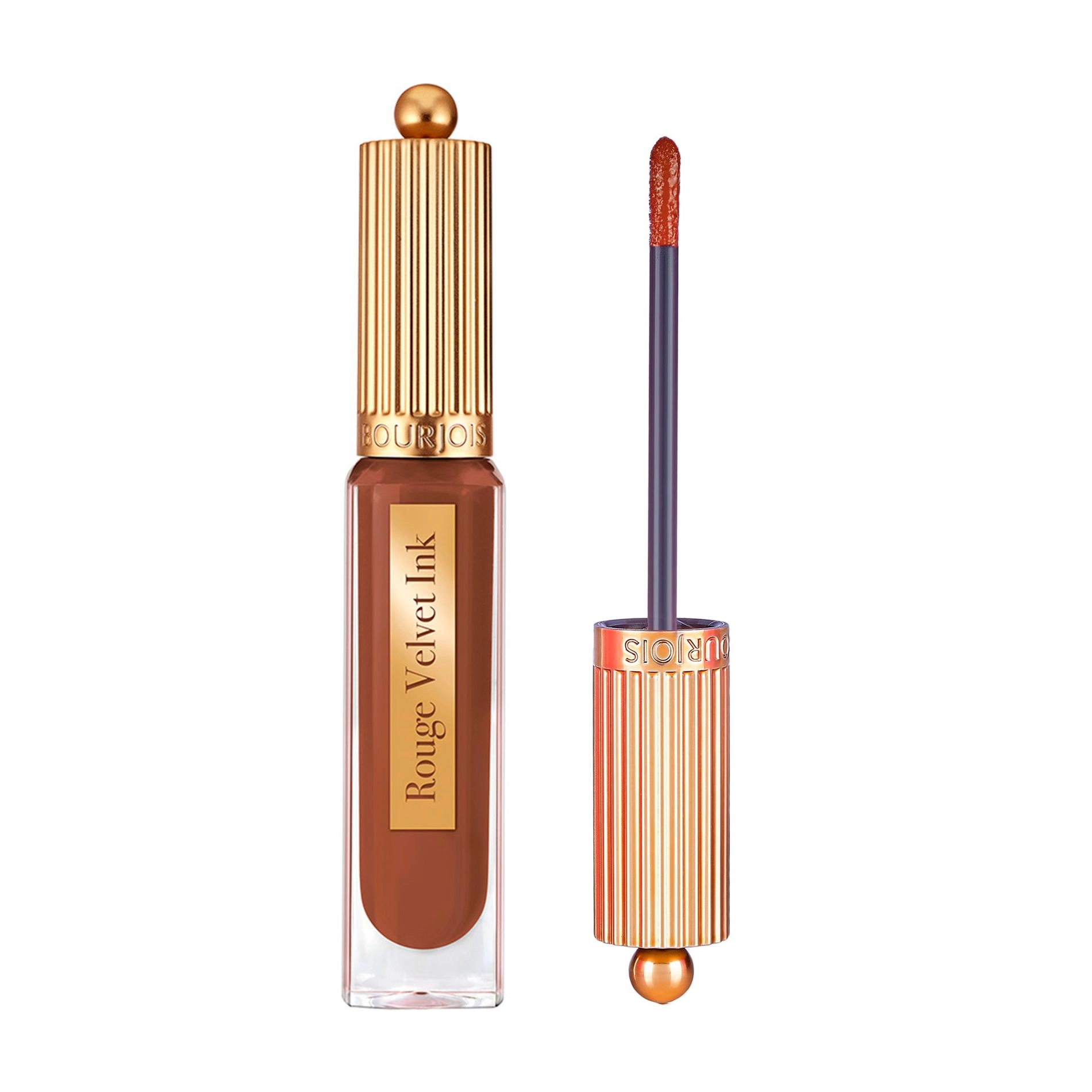 Bourjois Жидкая матовая помада для губ Rouge Velvet Ink Liquid Lipstick 12 Belle Brune, 3.5 мл - фото N2