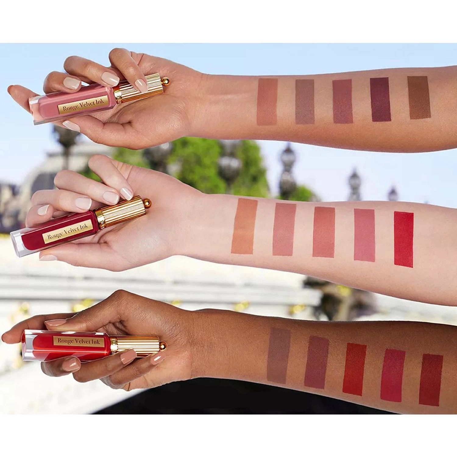 Жидкая матовая помада для губ - Bourjois Rouge Velvet Ink Liquid Lipstick, 07 - Fushia Cha-Cha - фото N6
