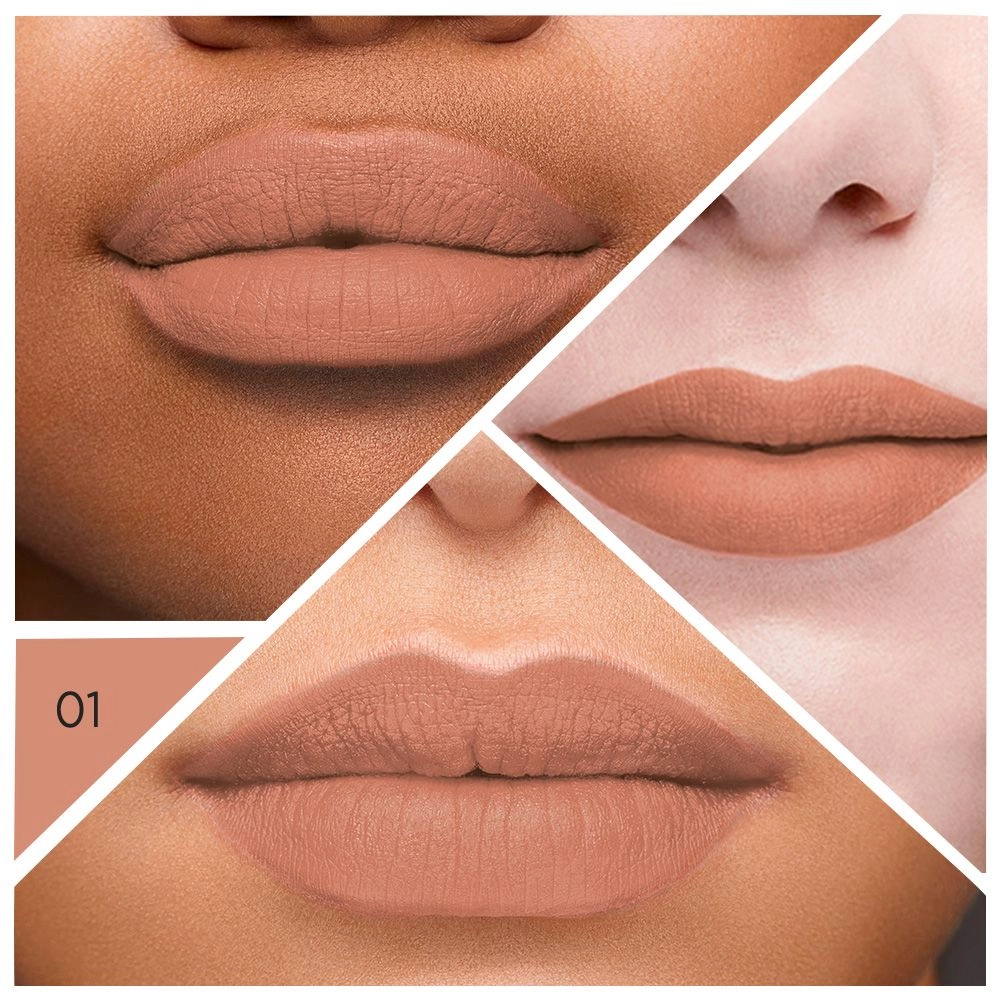 Bourjois Рідка матова помада для губ Rouge Velvet Ink Liquid Lipstick 01 Beige de Jour, 3.5 мл - фото N4