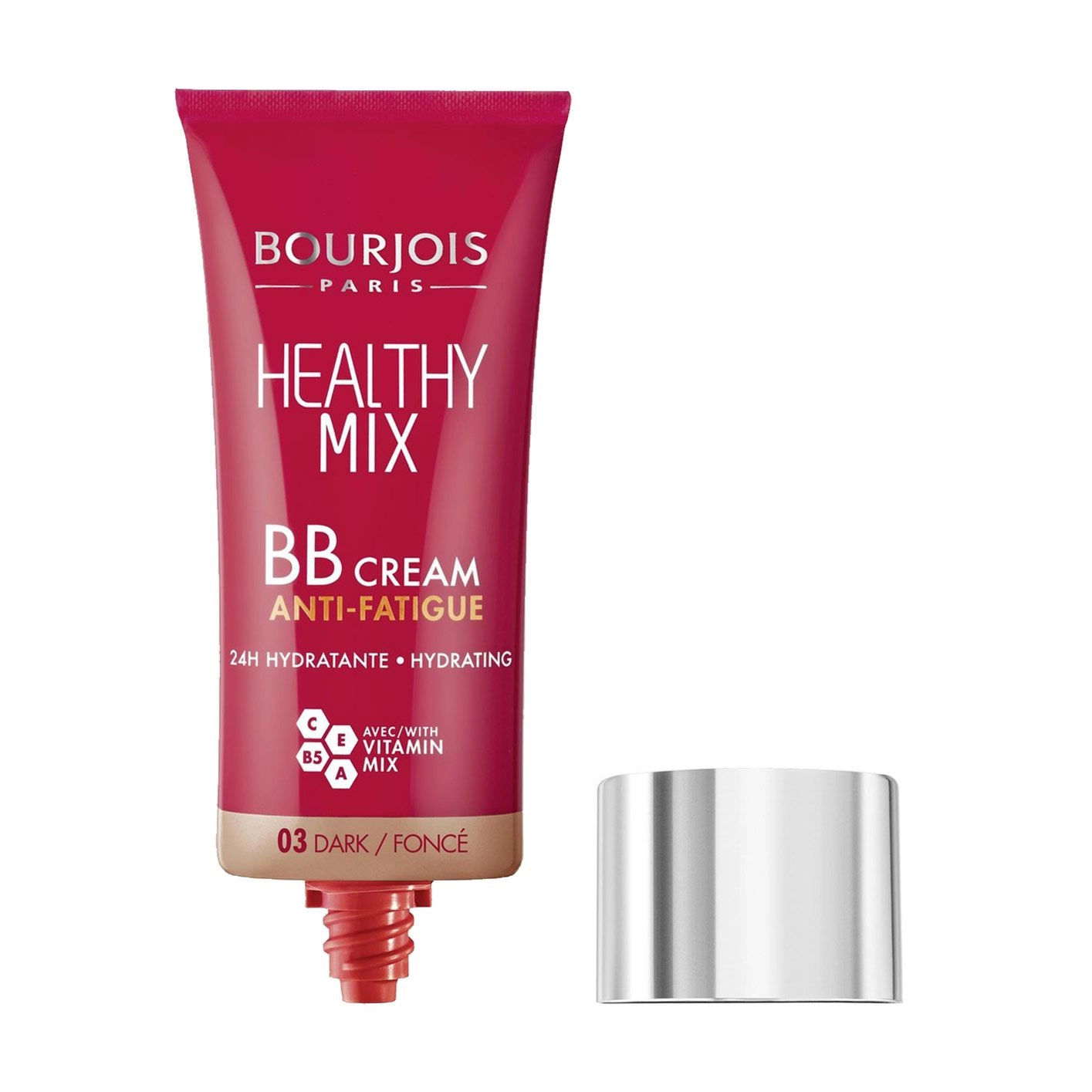 Bourjois Тональна основа для обличчя Healthy Mix BB вітамінізована, 03 Dark/Fonce, 30 мл - фото N2