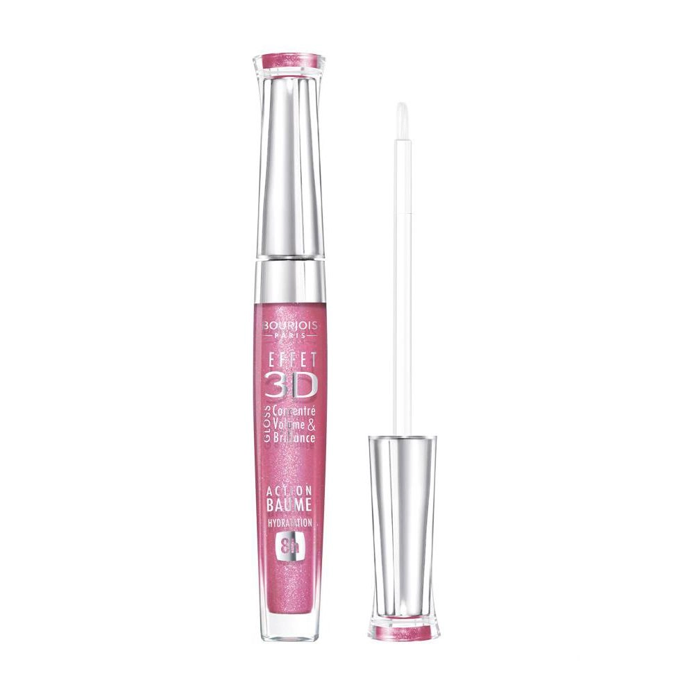 Bourjois Блиск для губ Gloss Effet 3D Balm Action 8H з ефектом бальзаму, 20 Rose Symphonic, 5.7 мл - фото N2