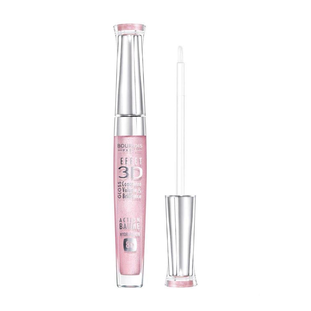 Bourjois Блеск для губ Gloss Effet 3D Balm Action 8H с эффектом бальзама, 29 Rose Charismatic, 5.7 мл - фото N2