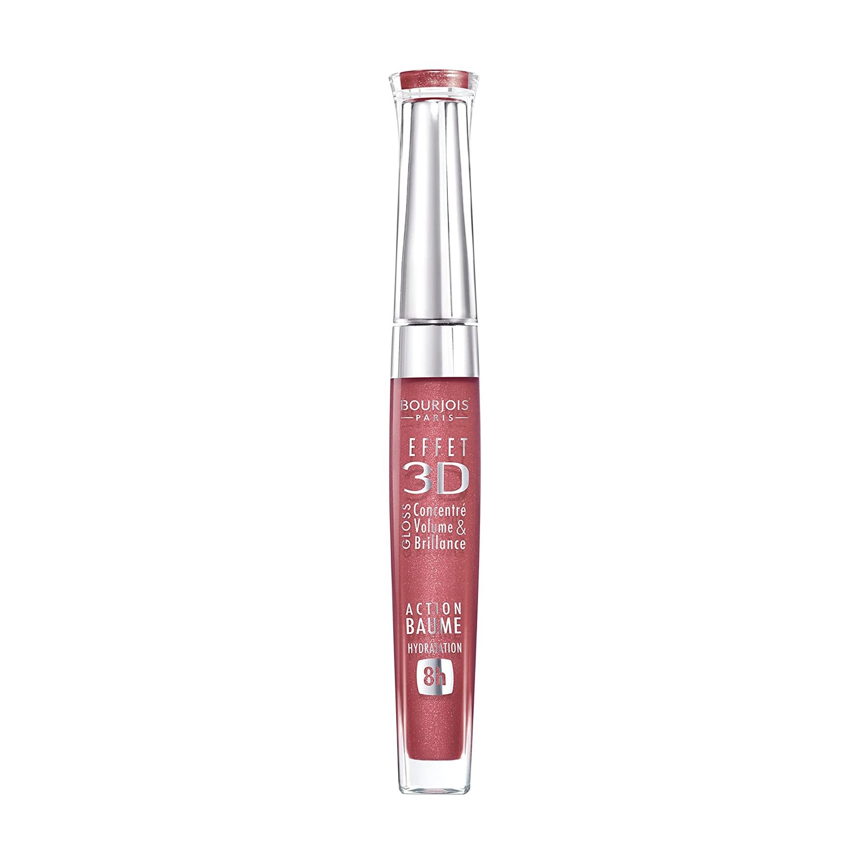 Bourjois Блиск для губ Gloss Effet 3D Balm Action 8H з ефектом бальзаму, 03 Brun Rose Academic, 5.7 мл - фото N1