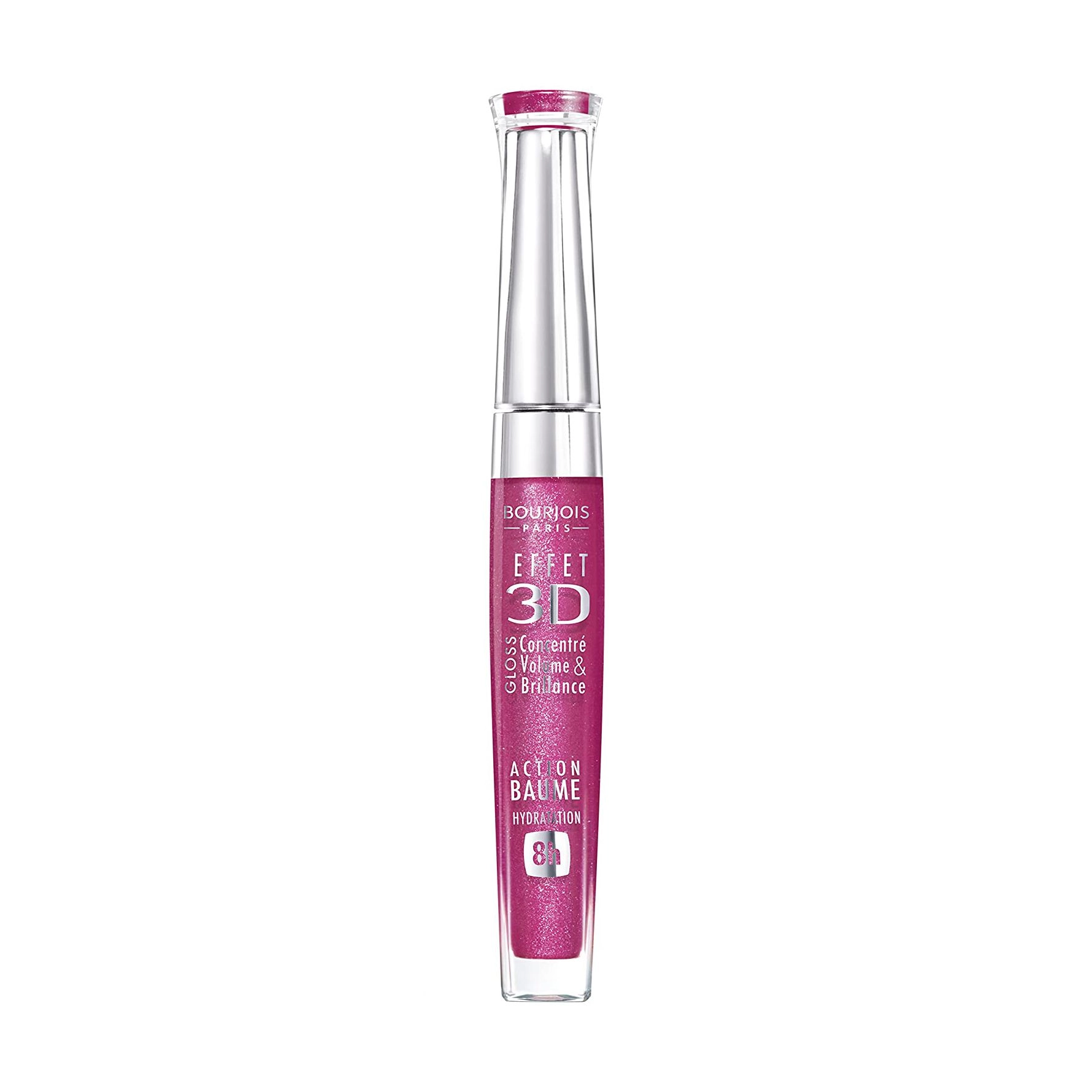 Bourjois Блиск для губ Gloss Effet 3D Balm Action 8H з ефектом бальзаму, 23 Framboise Magnific, 5.7 мл - фото N1