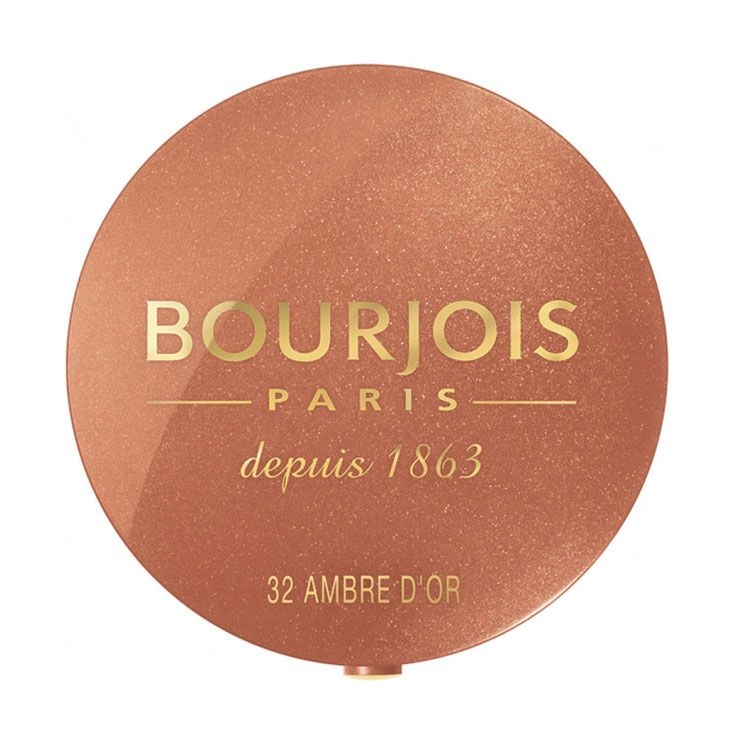 Румяна для лица - Bourjois Little Round Pot Blusher, Тон 32 Ambre D'or, 2.5 г - фото N1