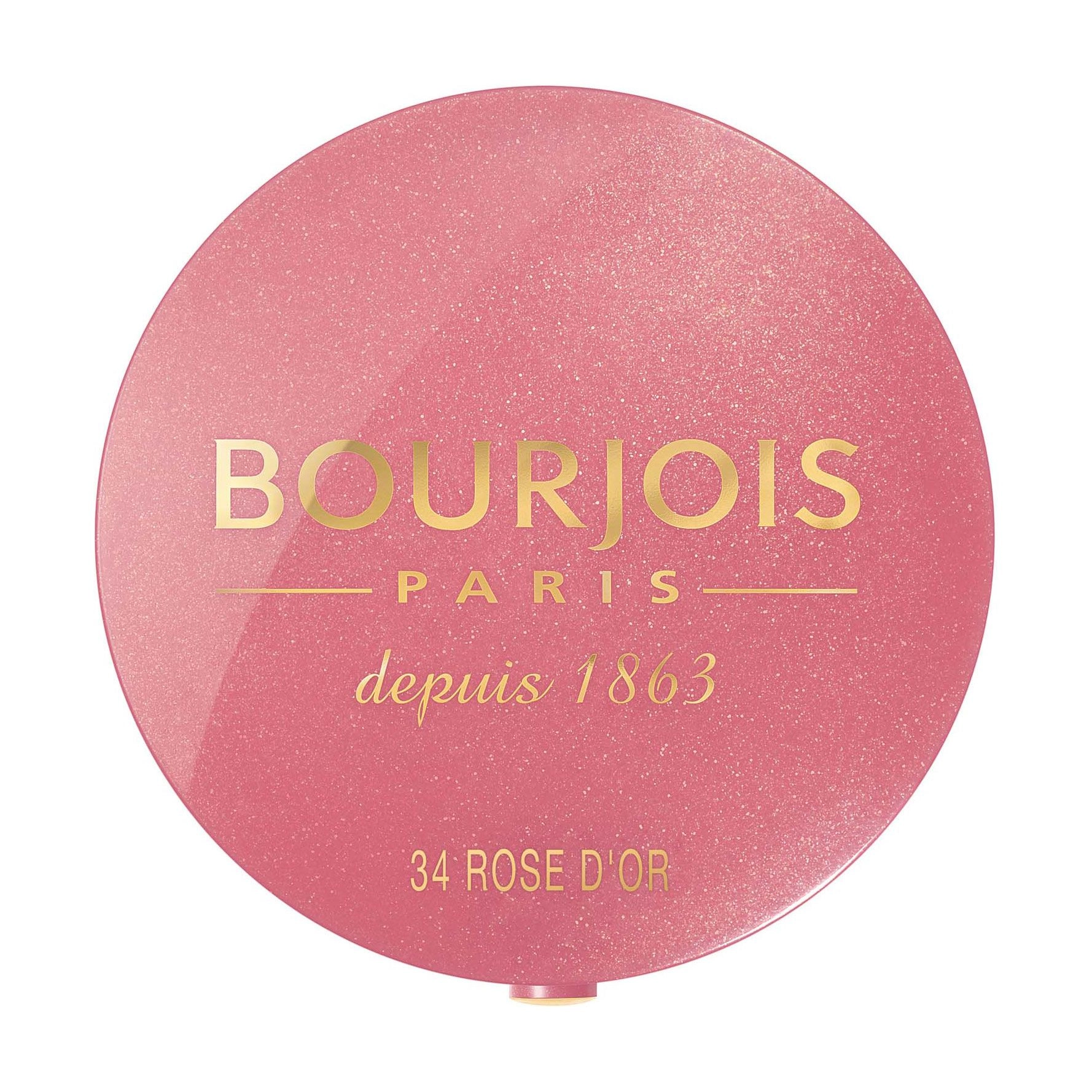 Bourjois Рум'яна для обличчя Little Round Pot Blusher 34 Rose D'or, 2.5 г - фото N1