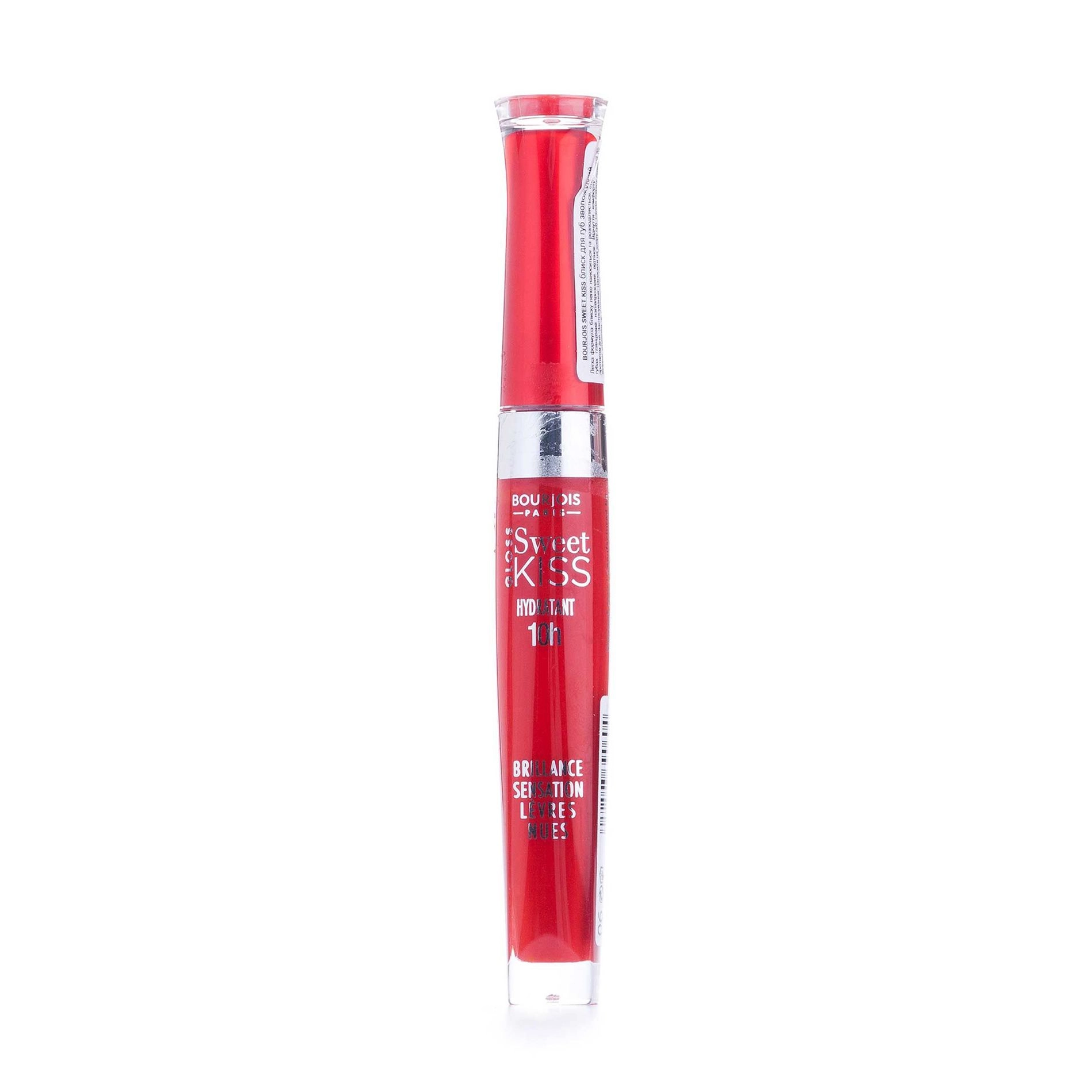 Bourjois Блиск для губ Sweet KISS зволожувальний №06 Cart Rouge, 5.7 мл - фото N1