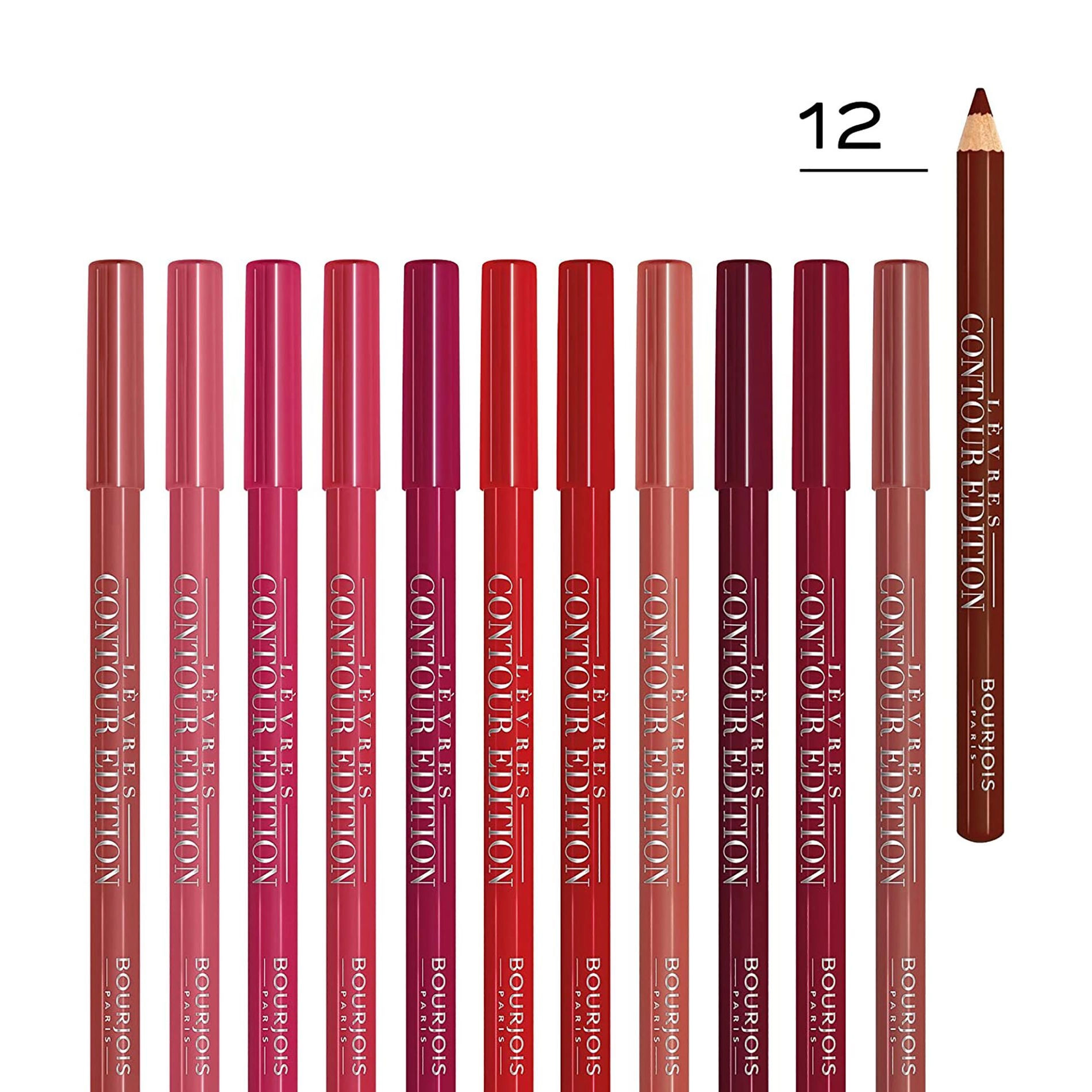 Bourjois Олівець для губ Levres Contour Edition, 012 Chocolate Chip, 1.14 г - фото N4