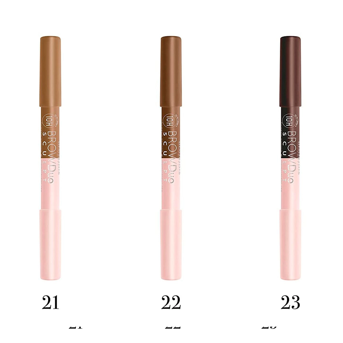 Bourjois Олівець-хайлайтер для брів Brow Duo Sculpt 23 Brown, 2.7 г - фото N4