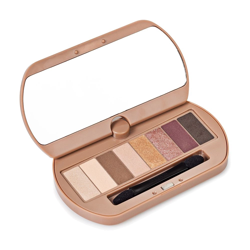 Палетка тіней для повік - Bourjois Eye Catching Nude Palette, 4.5 г - фото N1