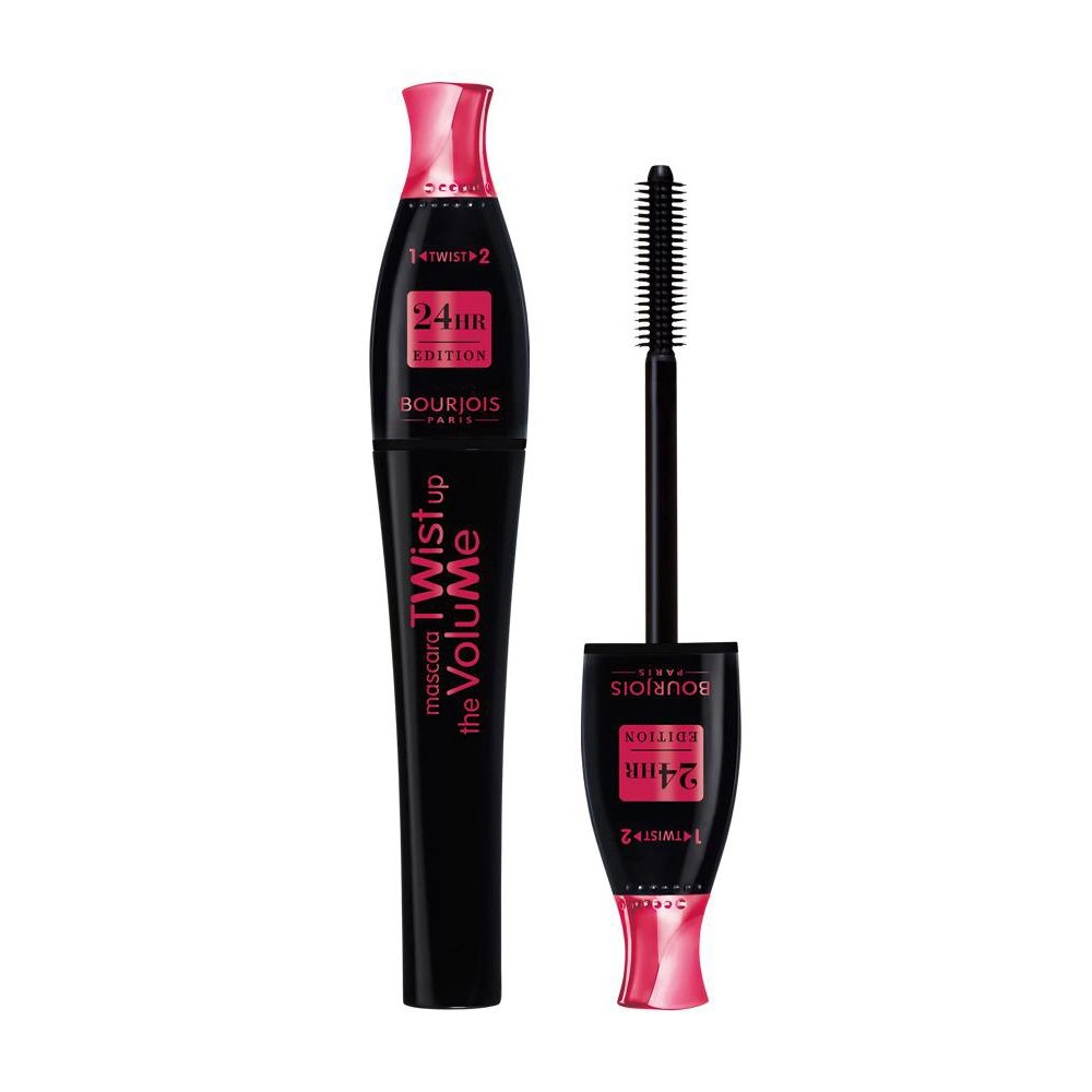 Bourjois Туш для вій Mascara Twist Up The Volume 24H Подовження та об'єм, Black, 8 мл - фото N1