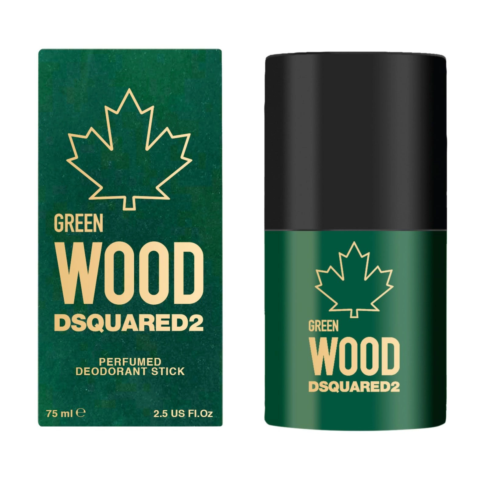 Dsquared2 Парфюмированный дезодорант-стик Green Wood мужской, 75 мл - фото N1