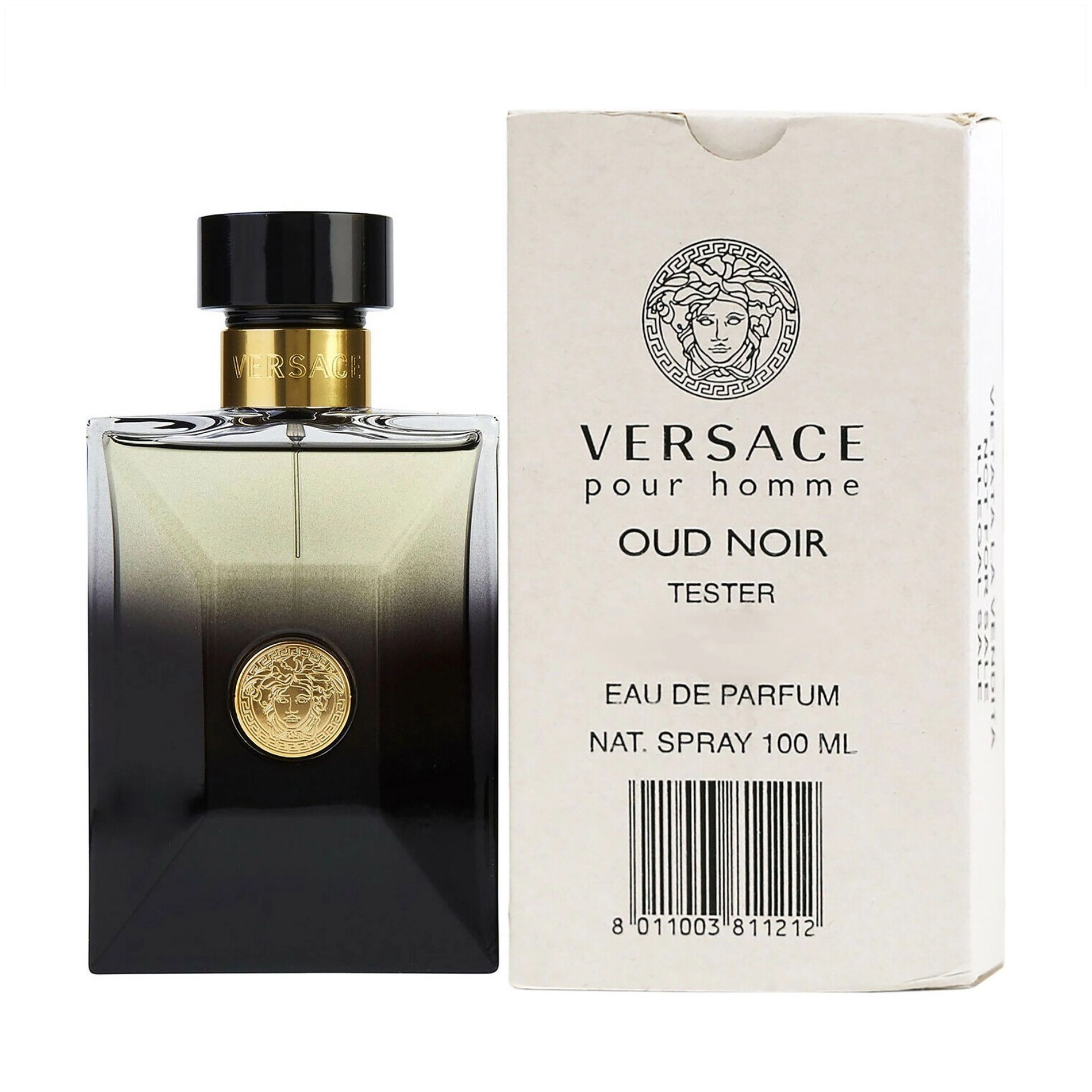 Versace Pour Homme Oud Noir Парфумована вода чоловіча, 100 мл (ТЕСТЕР) - фото N1