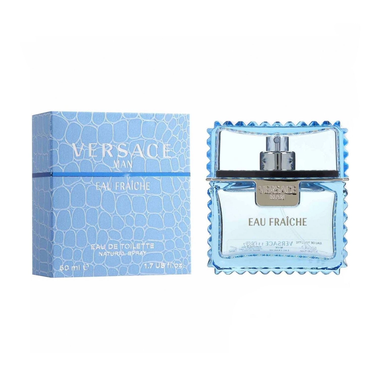 Туалетная вода мужская - Versace Man Eau Fraiche, 50 мл - фото N2