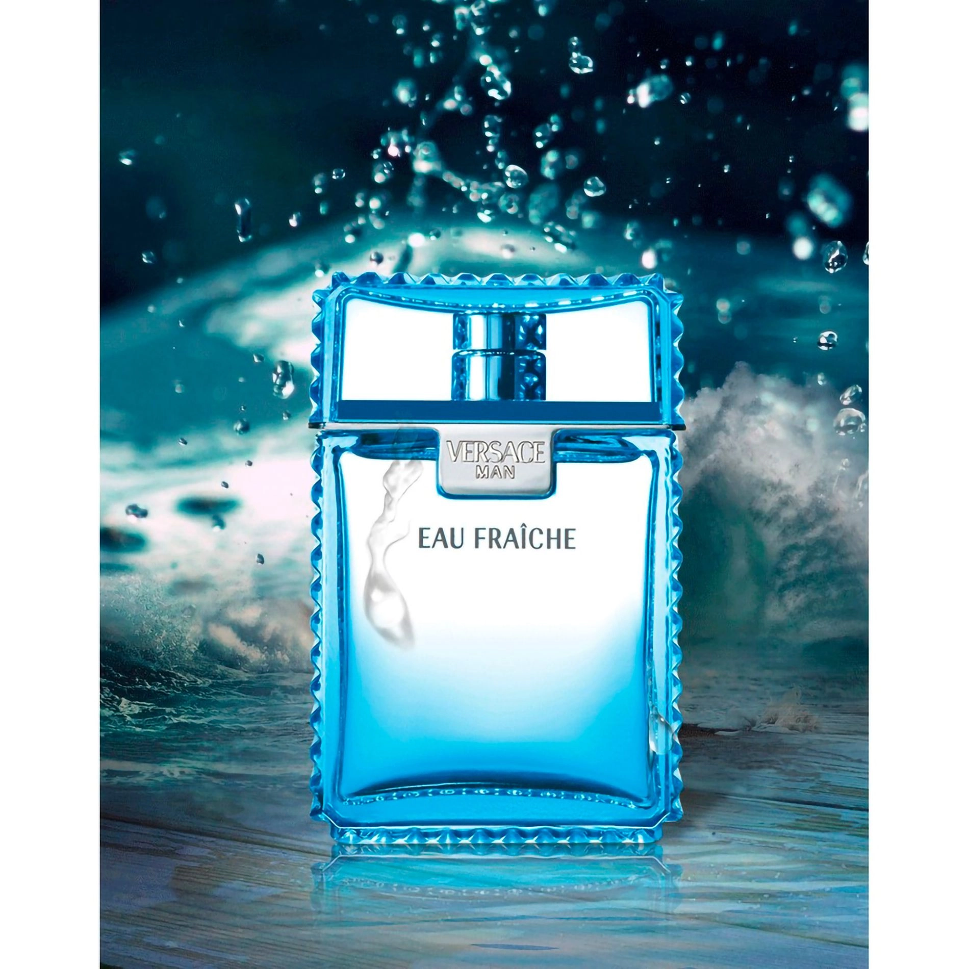 Versace Man Eau Fraiche Туалетна вода чоловіча, 200 мл - фото N4