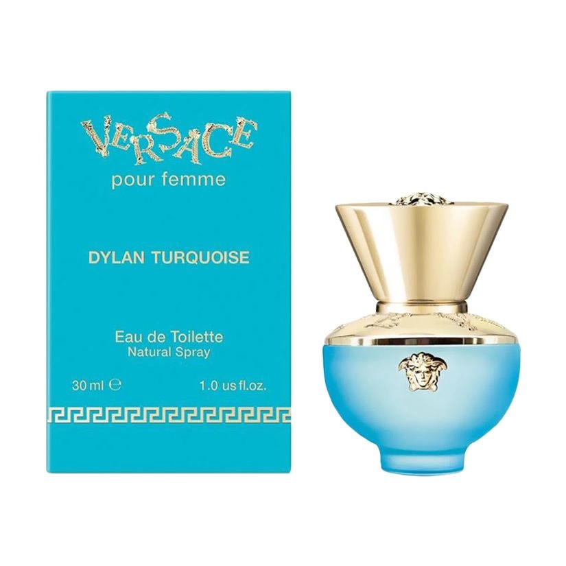 Туалетна вода жіноча - Versace Dylan Turquoise Pour Femme, 30 мл - фото N1