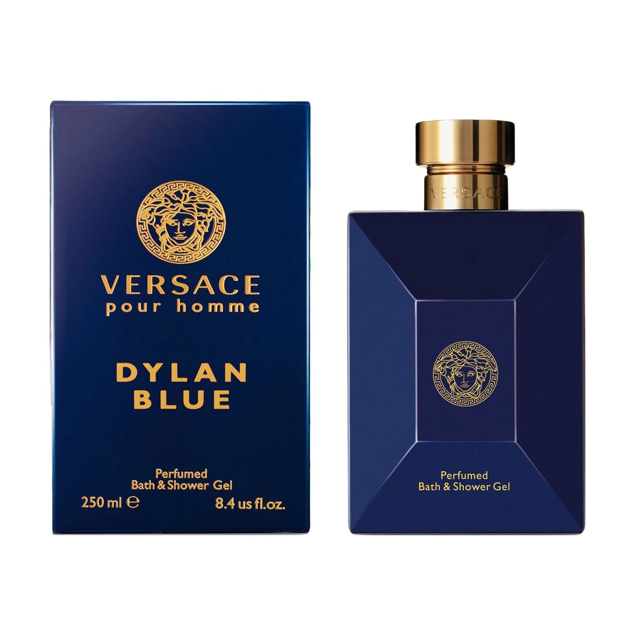 Versace Парфумований гель для душу чоловічий Dylan Blue, 250 мл - фото N1