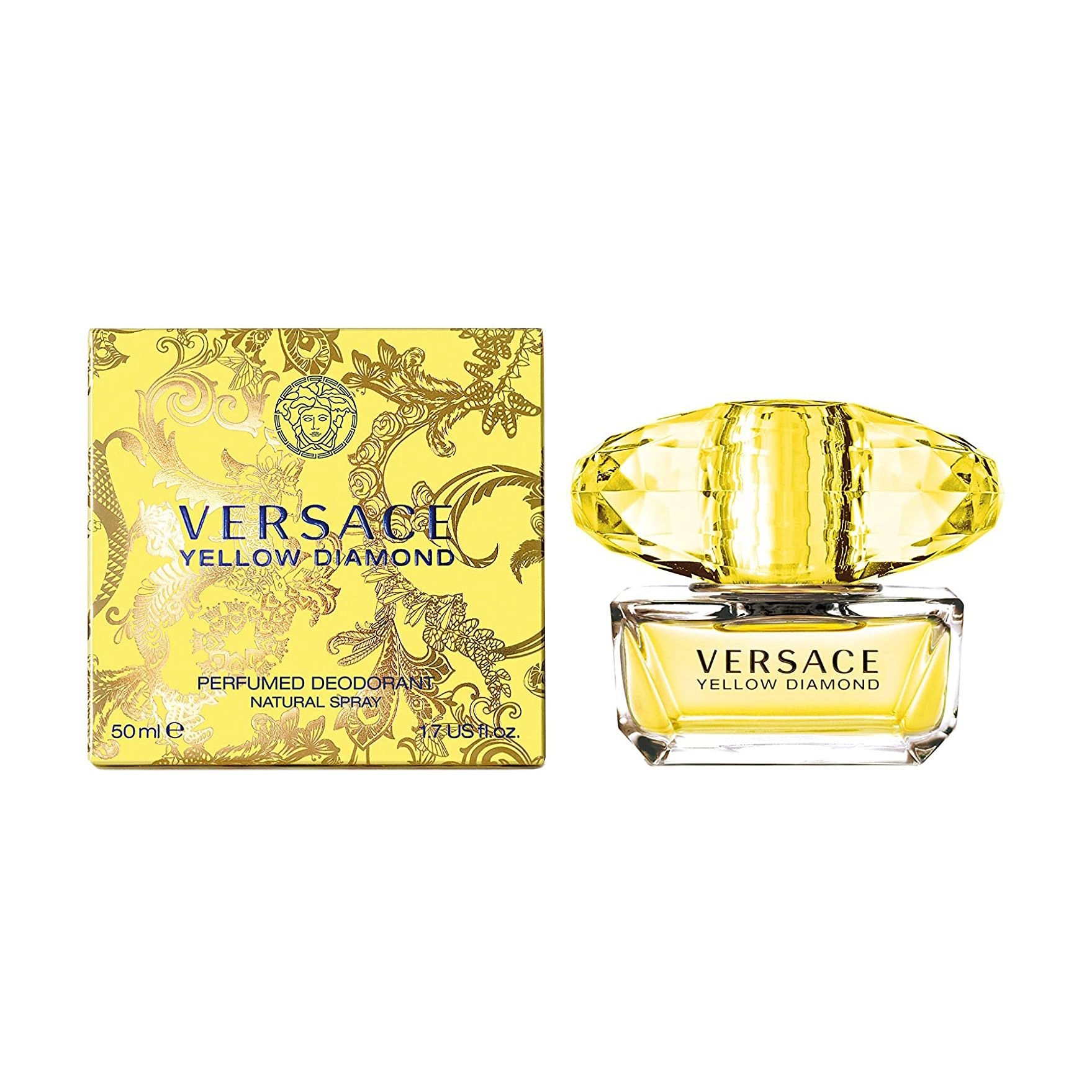 Versace Парфумований дезодорант-спрей Yellow Diamond жіночий, 50 мл - фото N1