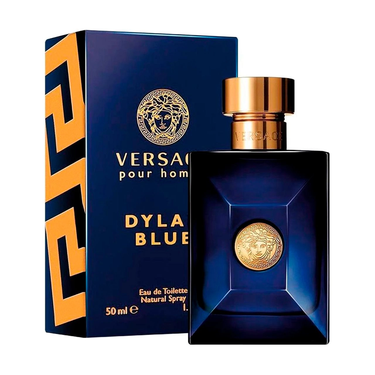 Versace Dylan Blue Pour Homme Туалетная вода мужская, 50 мл - фото N1