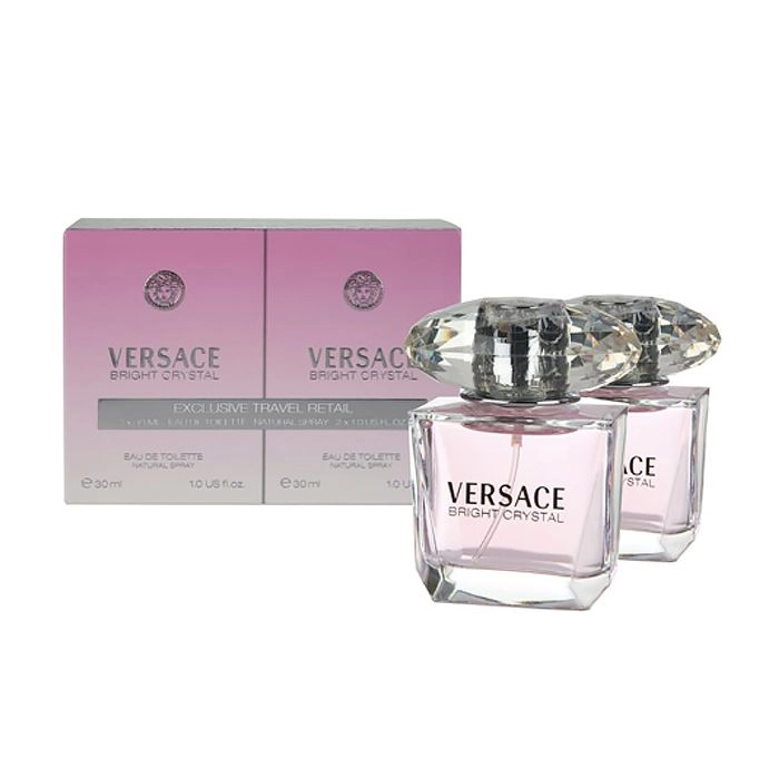 Versace Парфюмированный набор женский Bright Crystal (туалетная вода, 30 мл + туалетная вода, 30 мл) - фото N1