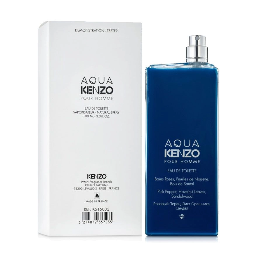 Kenzo Aqua Homme Туалетная вода мужская, 100 мл (ТЕСТЕР) - фото N2