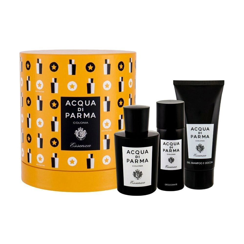 Acqua di Parma Парфюмированный набор мужской Colonia Essenza (одеколон, 100 мл + гель для душа, 75 мл + дезодорант спрей, 50 мл) - фото N1