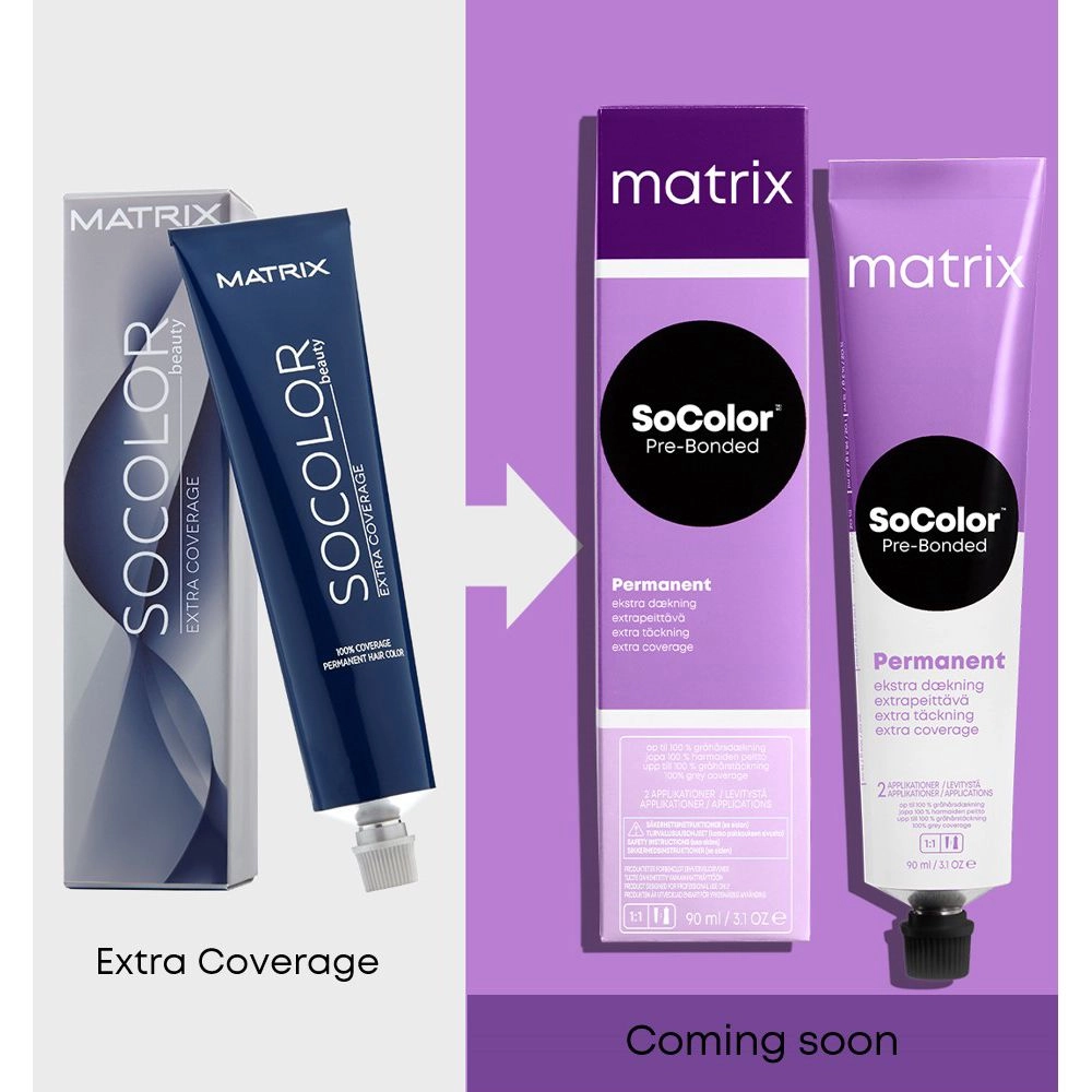 Matrix Стойкая крем-краска для волос Socolor Beauty Extra Coverage 506NW, 90 мл - фото N2