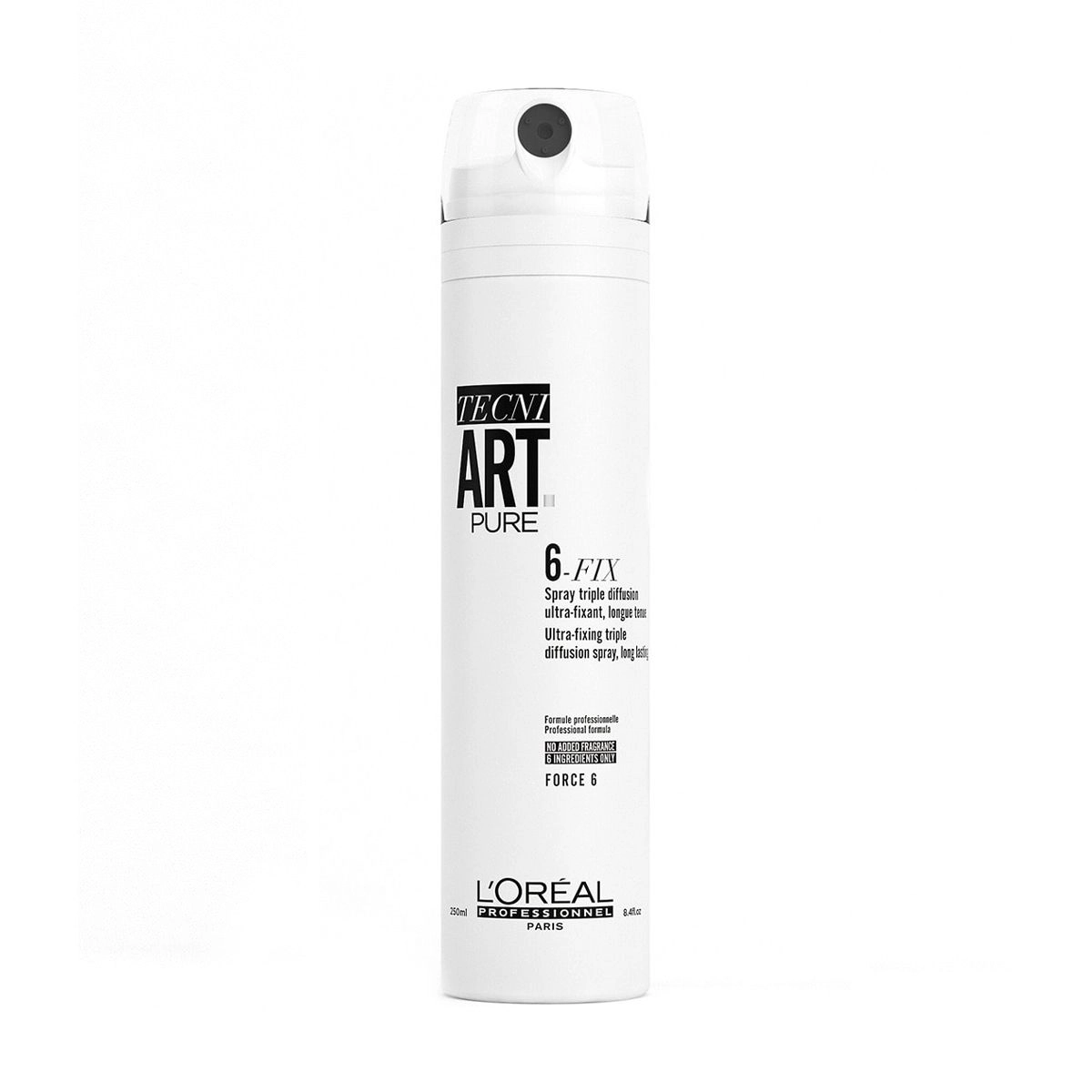 L'Oreal Professionnel Спрей для ультра-сильной фиксации волос Tecni.Art Pure 6-Fix Spray, 250 мл - фото N1