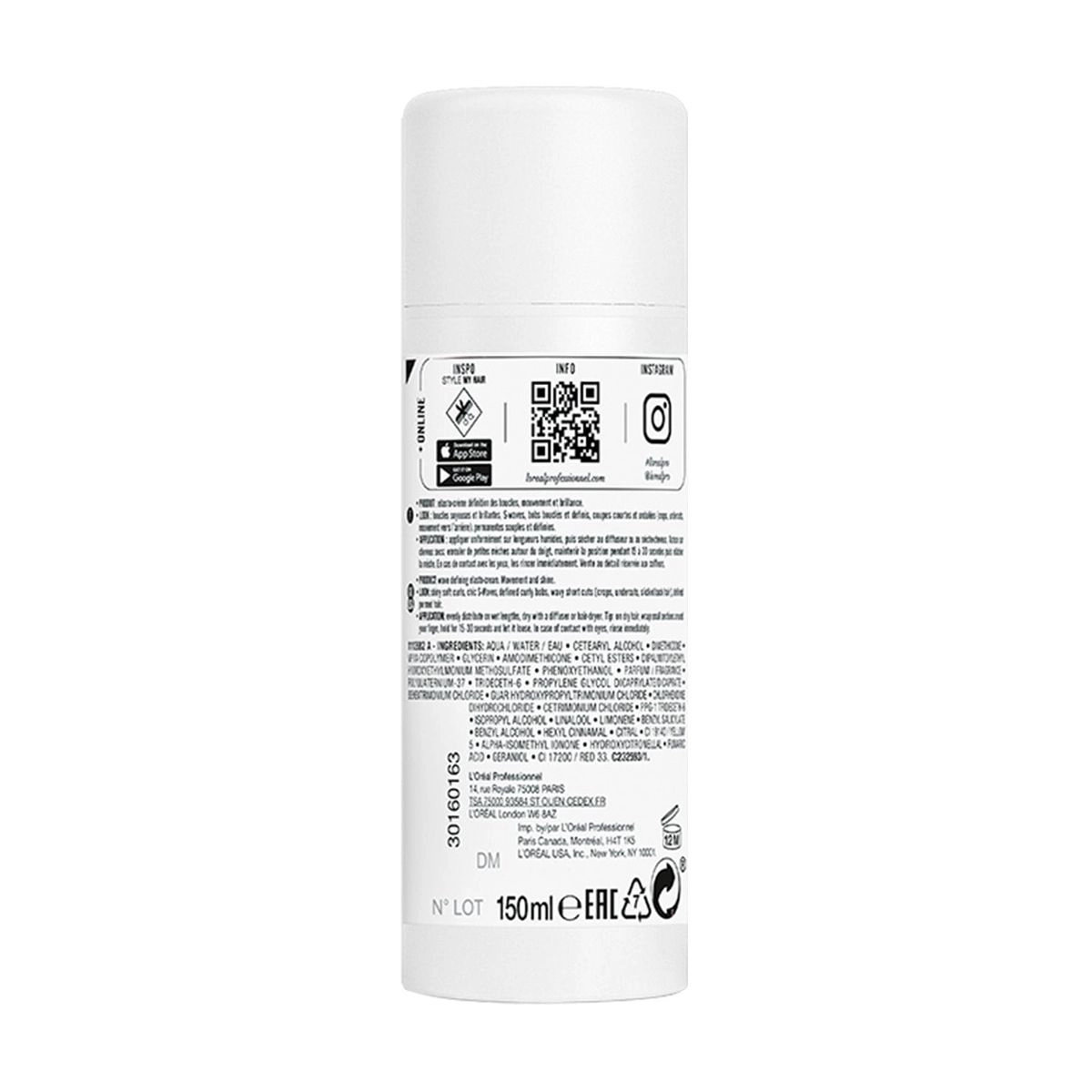 L'Oreal Professionnel Еластичний крем для волосся для створення кучерів Tecni.Art Siren Waves Cream, 150 мл - фото N2