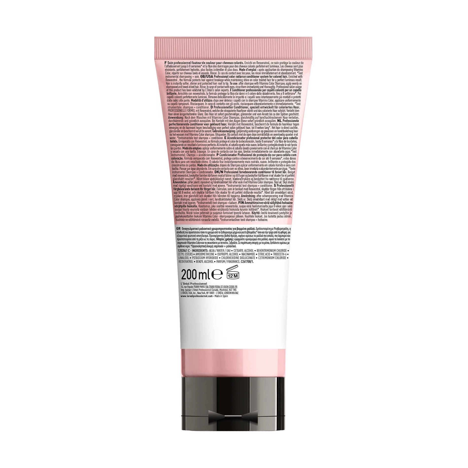 L'Oreal Professionnel Кондиціонер Serie Expert Vitamino Color Resveratrol Conditioner для захисту та збереження кольору фарбованого волосся - фото N2