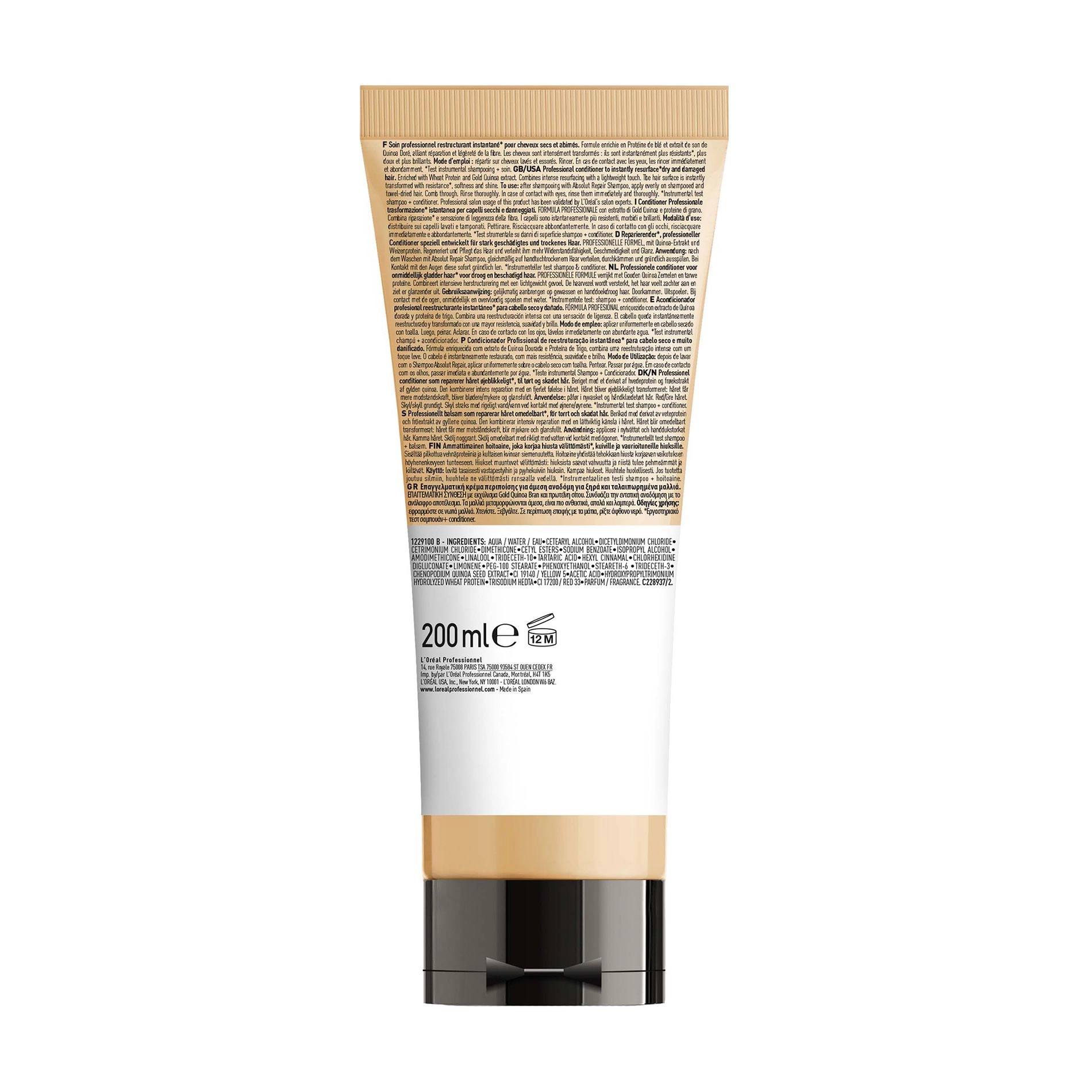 L'Oreal Professionnel Кондиціонер для інтенсивного відновлення пошкодженого волосся Serie Expert Absolut Repair Conditioner - фото N2