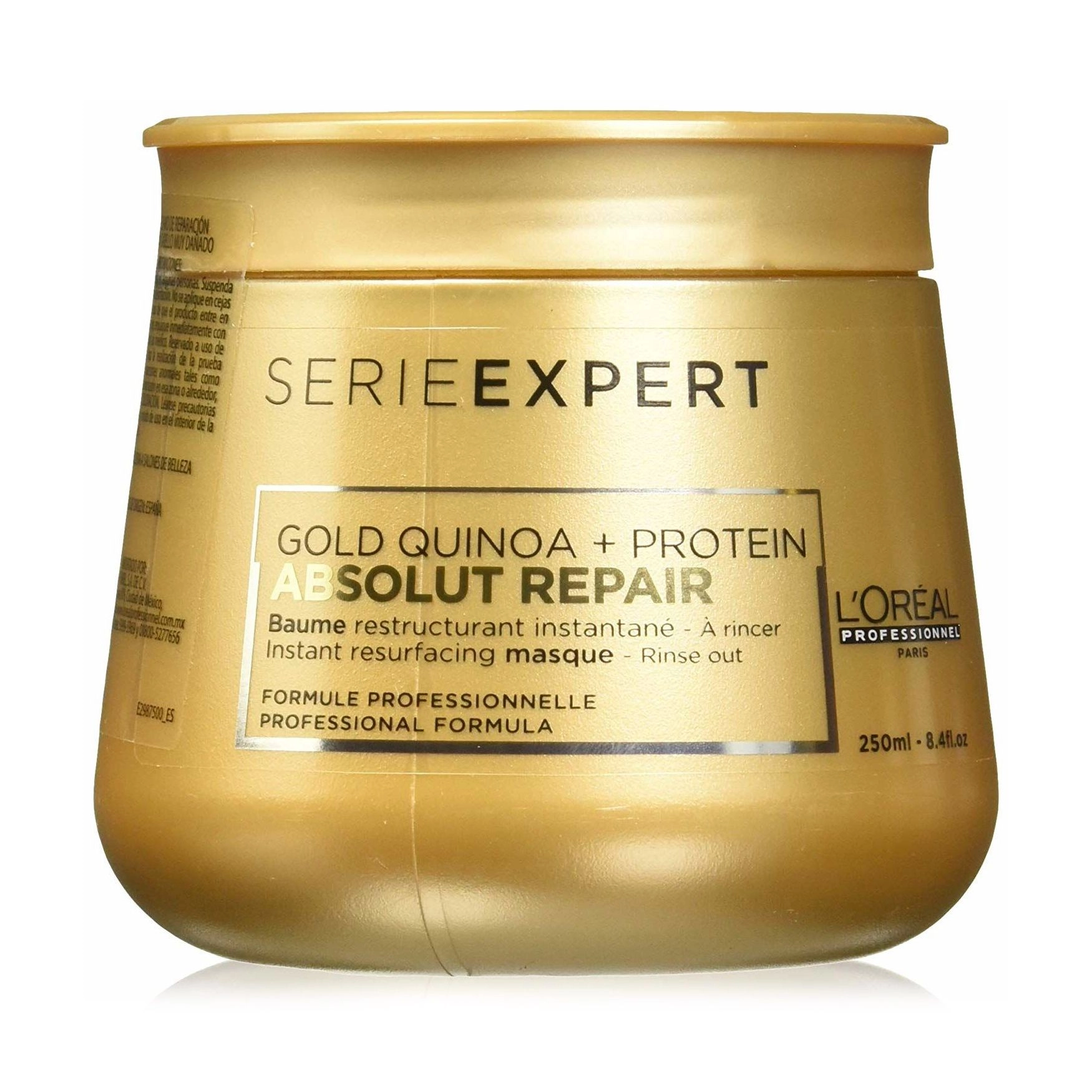 L'Oreal Professionnel Відновлювальна маска Serie Expert Absolut Repair Protein + Gold Quinoa для пошкодженого волосся - фото N4
