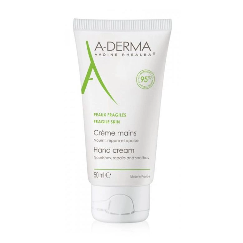 A-Derma Живильний крем для рук Hand Cream, 50 мл - фото N1