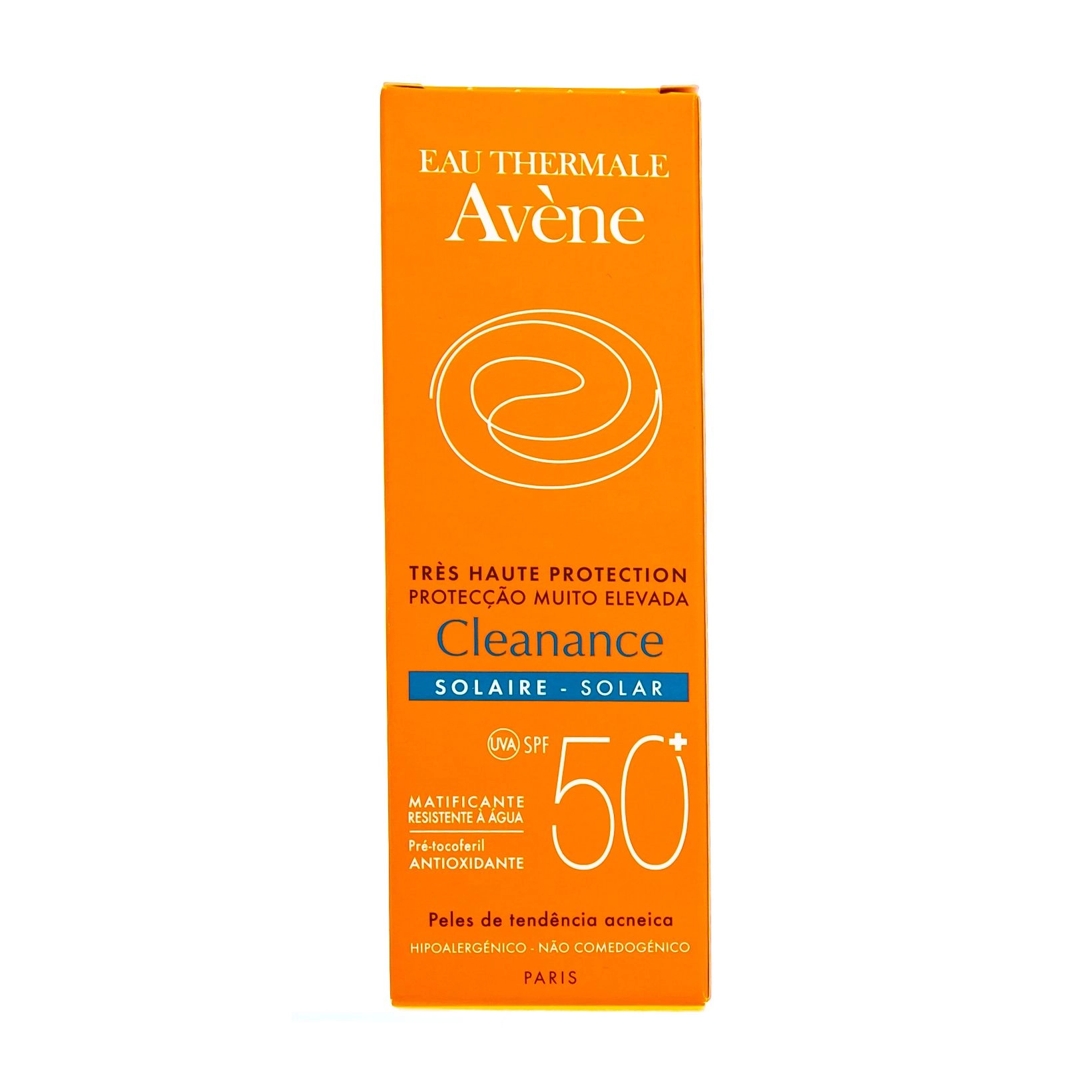 Avene Сонцезахисний крем Solaires Cleanance Sunscreen SPF50+ для жирної шкіри, 50 мл - фото N1