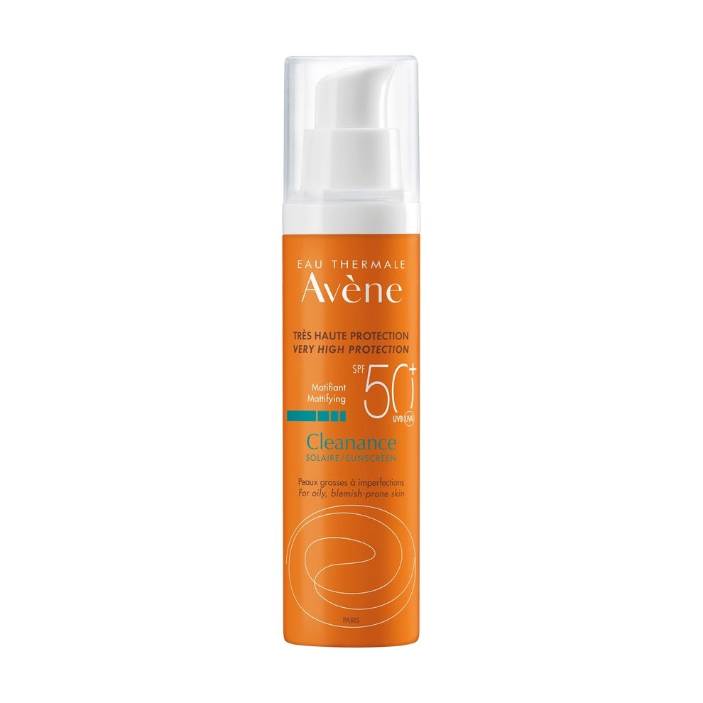 Avene Сонцезащитный крем Solaires Cleanance Sunscreen SPF50+ для жирной кожи, 50 мл - фото N2