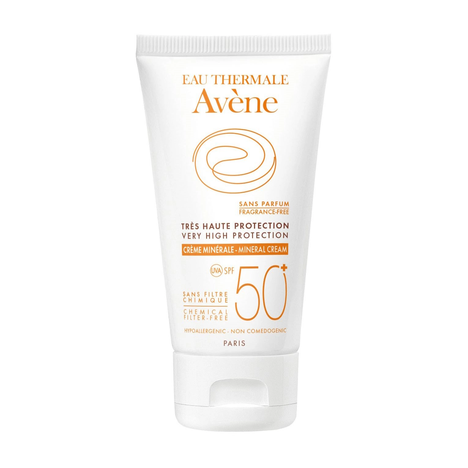 Avene Сонцезахисний мінеральний крем Solaires Mineral Cream SPF 50+, 50 мл - фото N1