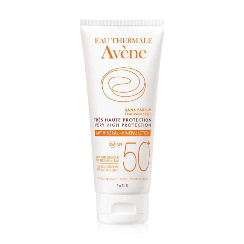 Avene Солнцезащитный миниральный лосьон Very High Protection Mineral Lotion SPF50+, 100 мл - фото N1