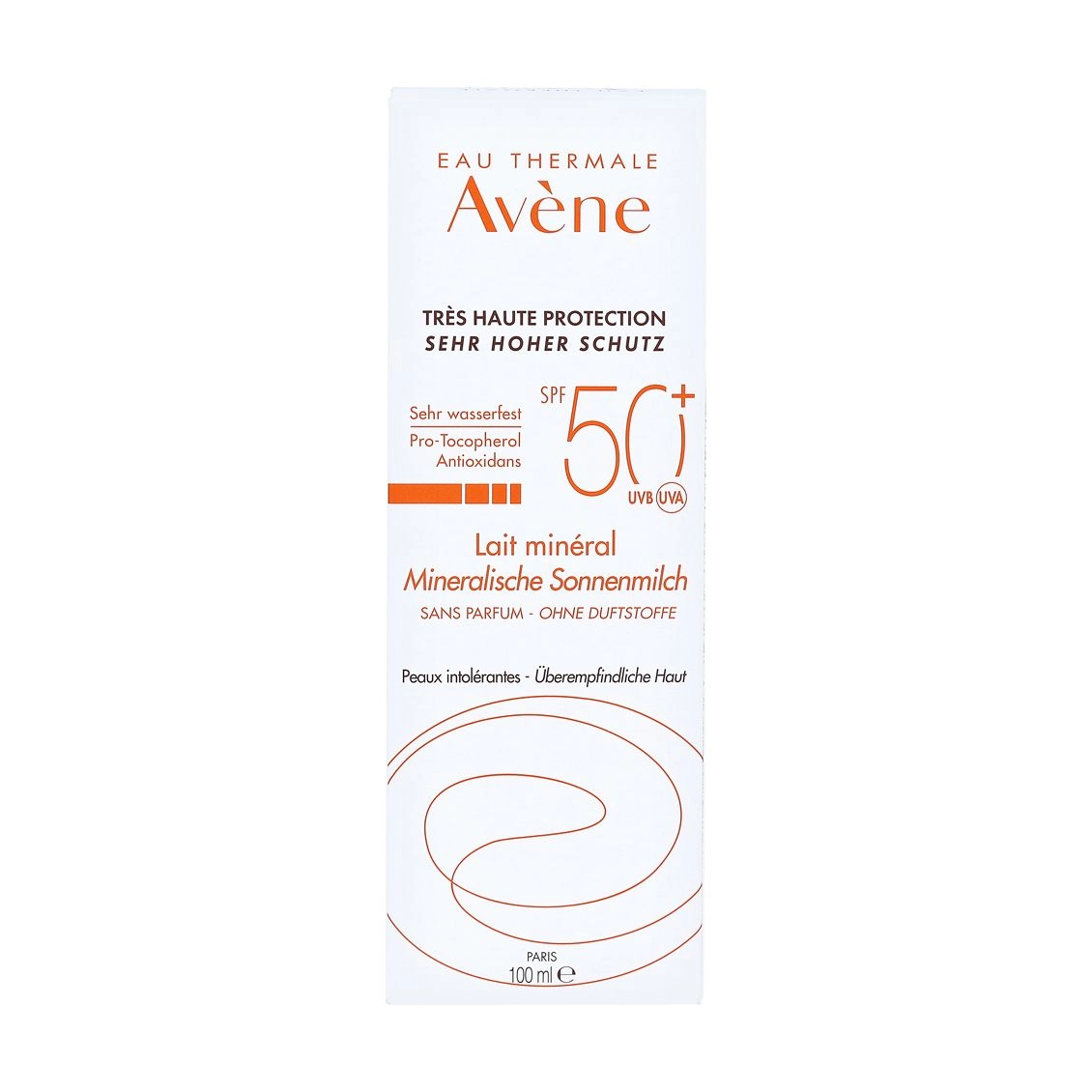 Avene Солнцезащитный миниральный лосьон Very High Protection Mineral Lotion SPF50+, 100 мл - фото N3