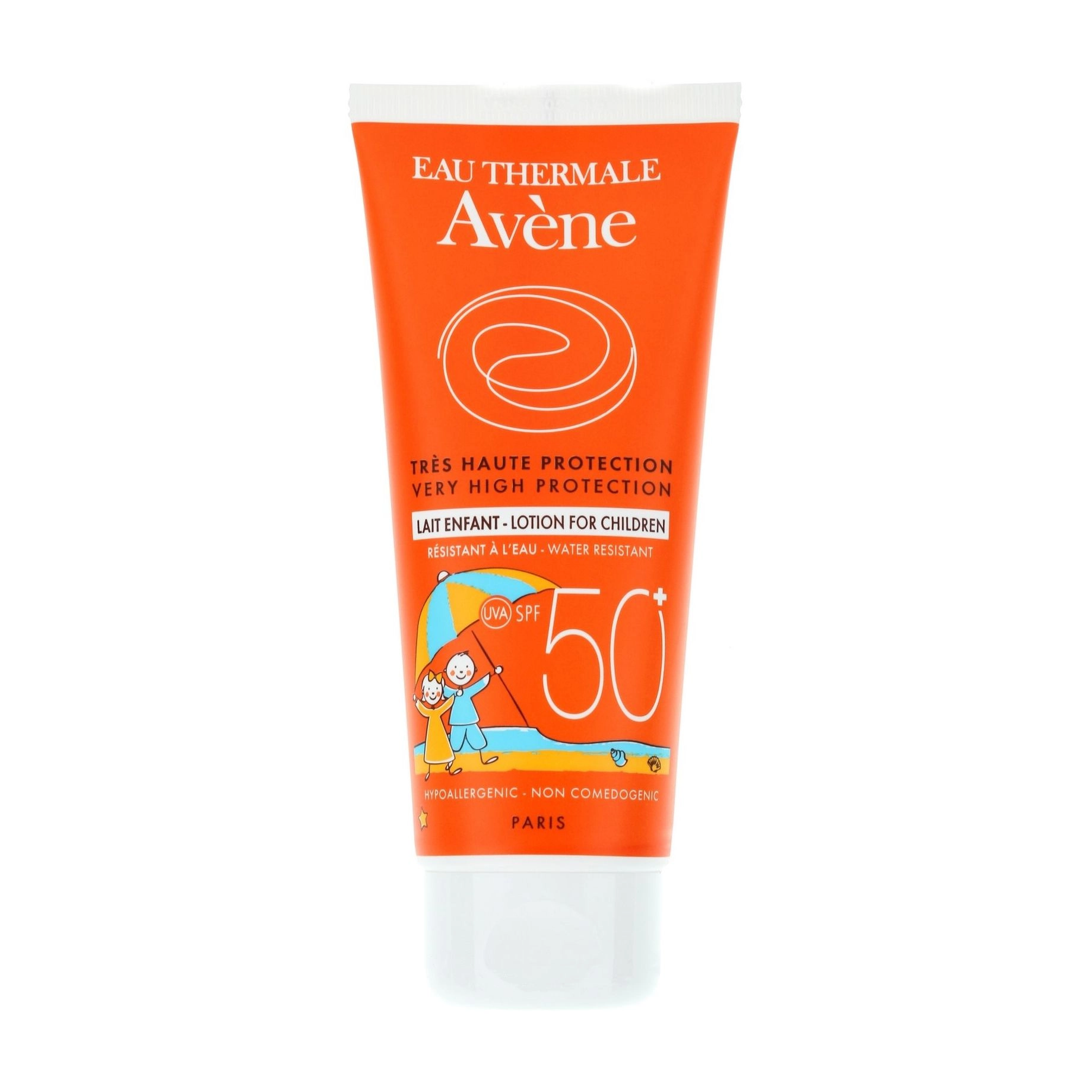 Avene Детский солнцезащитный лосьон Sun SPF50+ для чувствительной кожи, 100 мл - фото N1