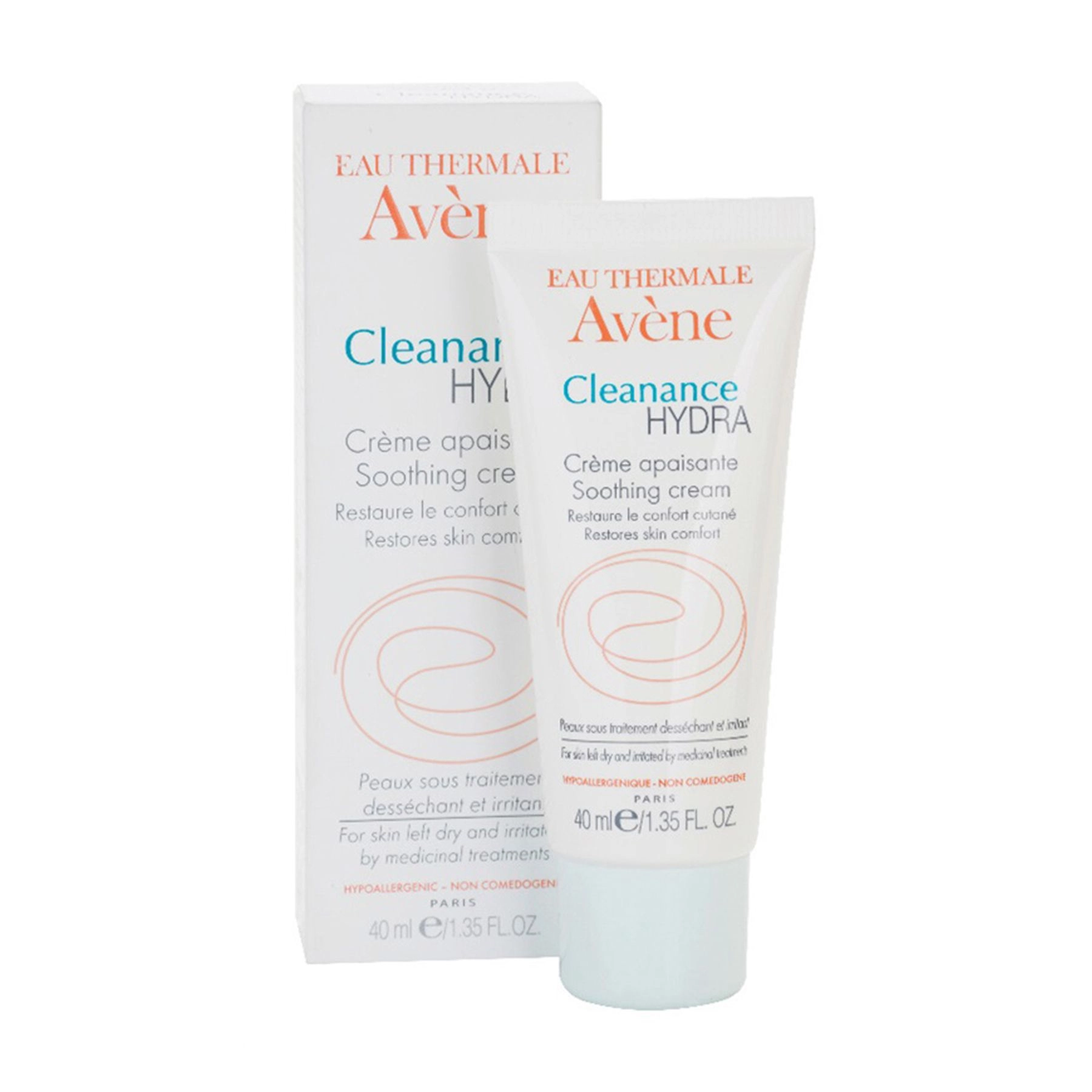 Avene Успокаивающий крем Cleance Hydra Soothing Cream для пересушенной проблемной кожи лица, 40 мл - фото N1