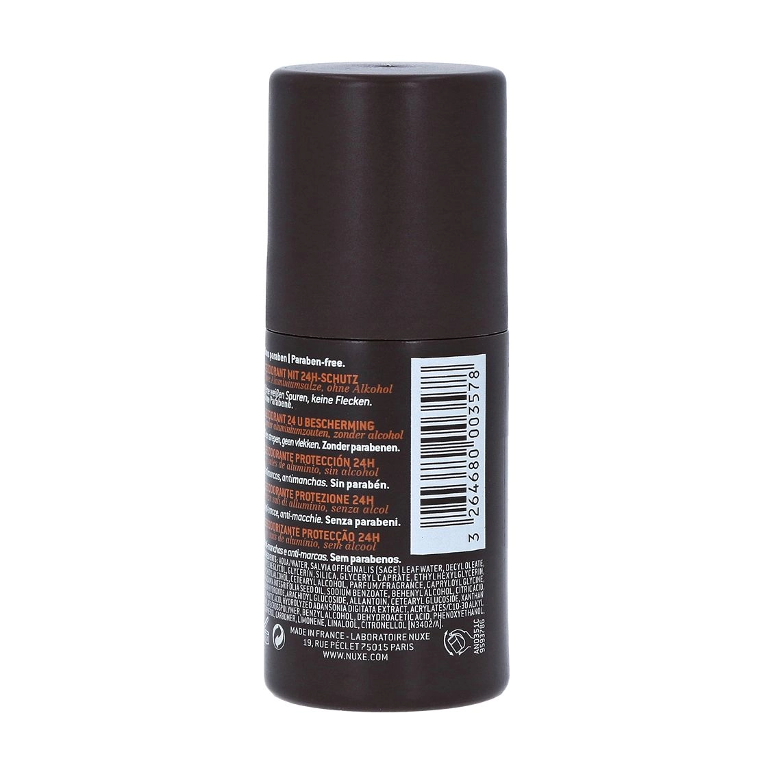 Nuxe Набор Men 24hr Protection Deodorant мужской шариковый дезодорант, 2х50 мл - фото N3