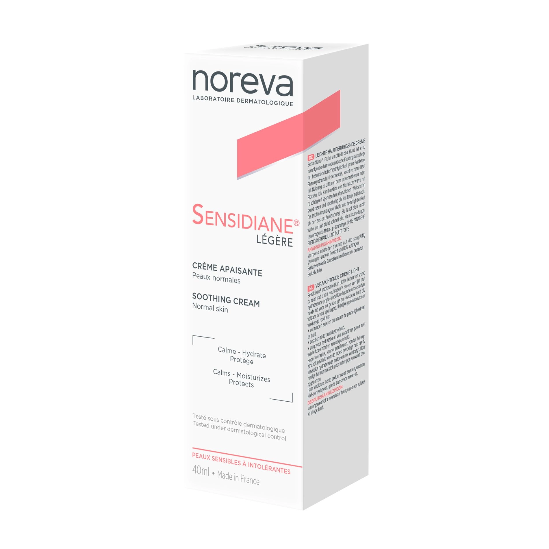 Noreva Pharma Заспокійливий крем для обличчя Noreva Sensidiane Legere з легкою текстурою, 40 мл - фото N2