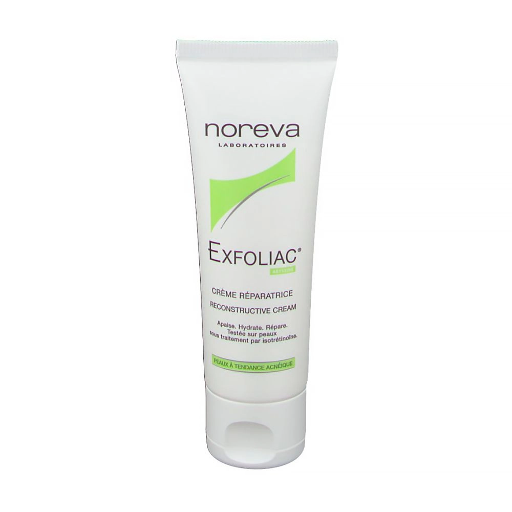 Noreva Pharma Крем для лица Exfoliac восстанавливающий, увлажняющий, 40мл - фото N1