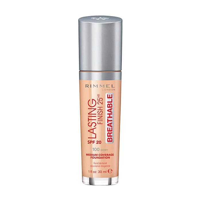 Rimmel Тональная основа стойкая Lasting Finish 25h Breathable Foundation SPF 20, 30 мл - фото N1