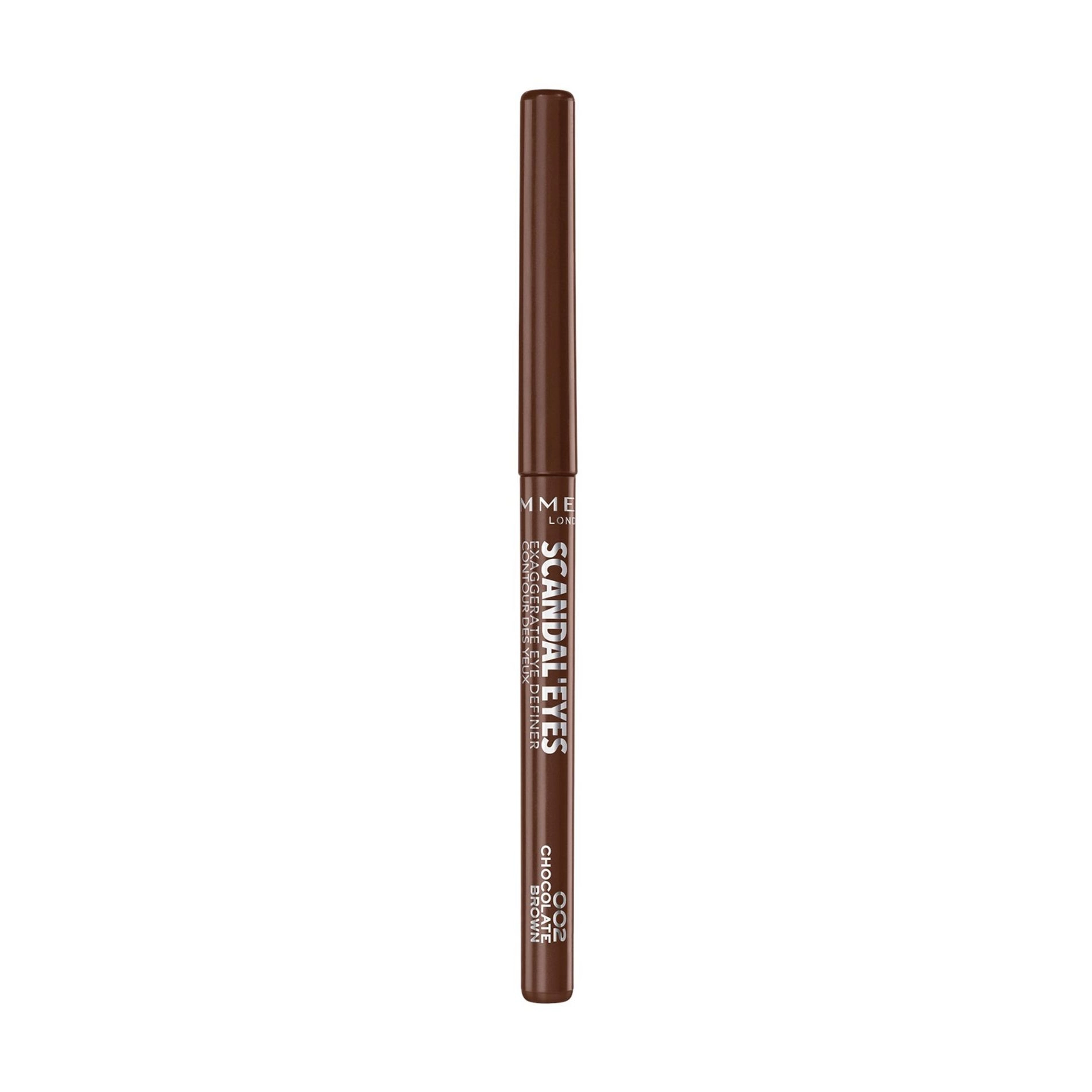 Rimmel Карандаш для глаз Scandal'Eyes Exaggerate Eye Definer, 002 Chocolate Brown, 0.35 г - фото N2