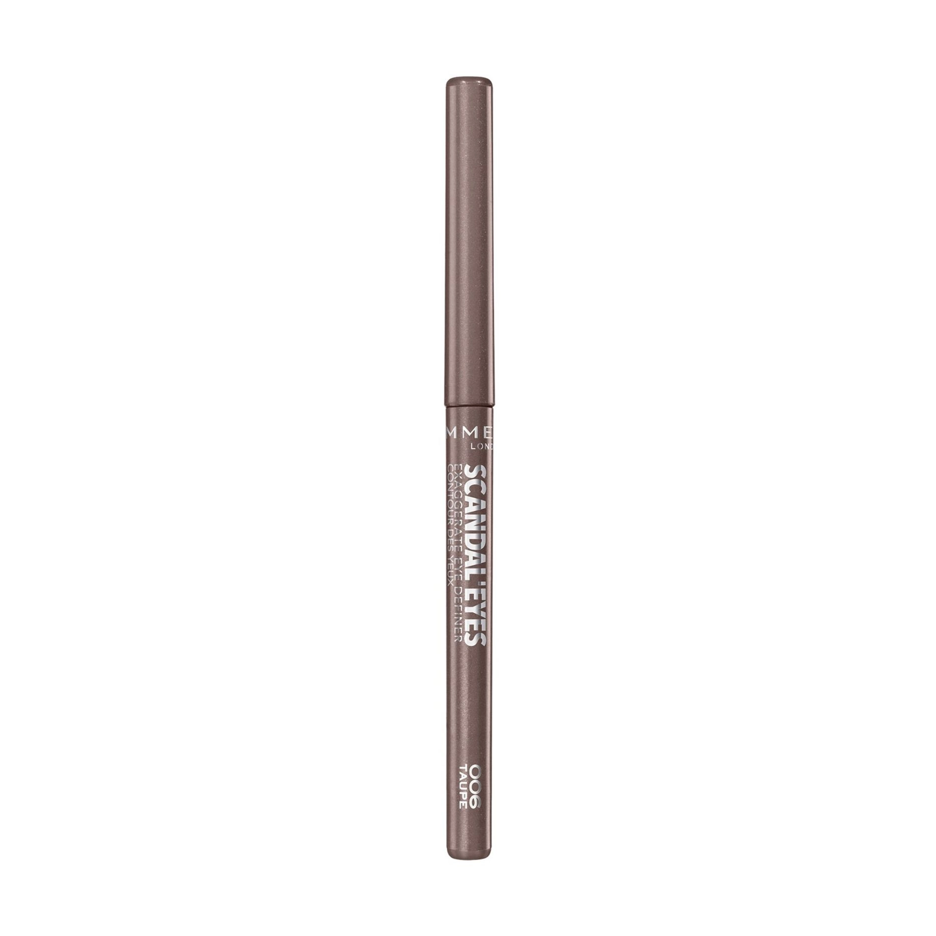 Rimmel Олівець для очей Scandal'Eyes Exaggerate Eye Definer, 006 Taupe, 0.35 г - фото N2